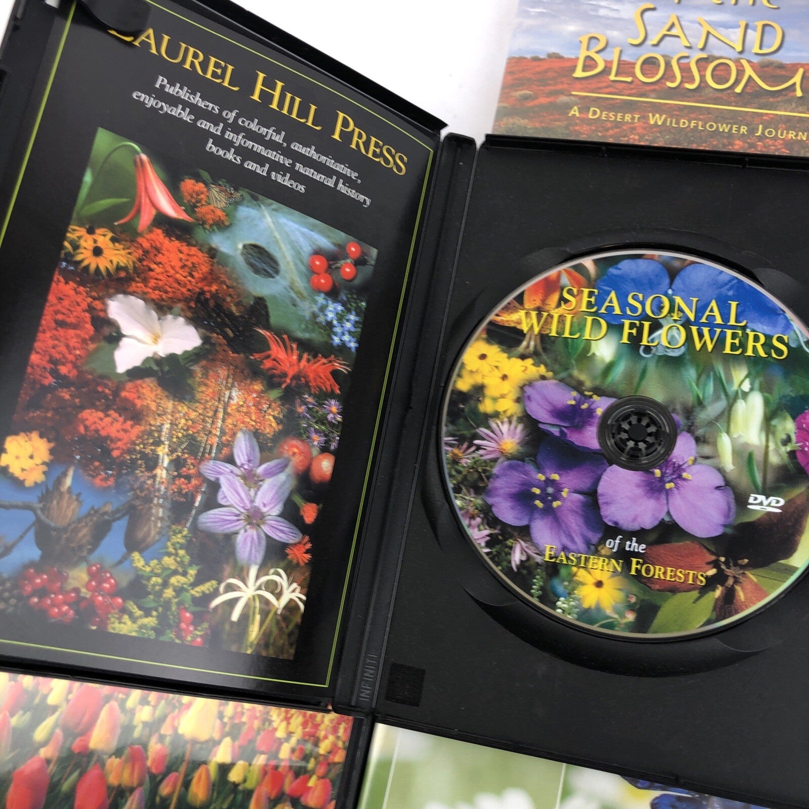 4 X Beautiful Flowers & Gardens Collection DVD Lot Sand Blossoms Wild Flowers