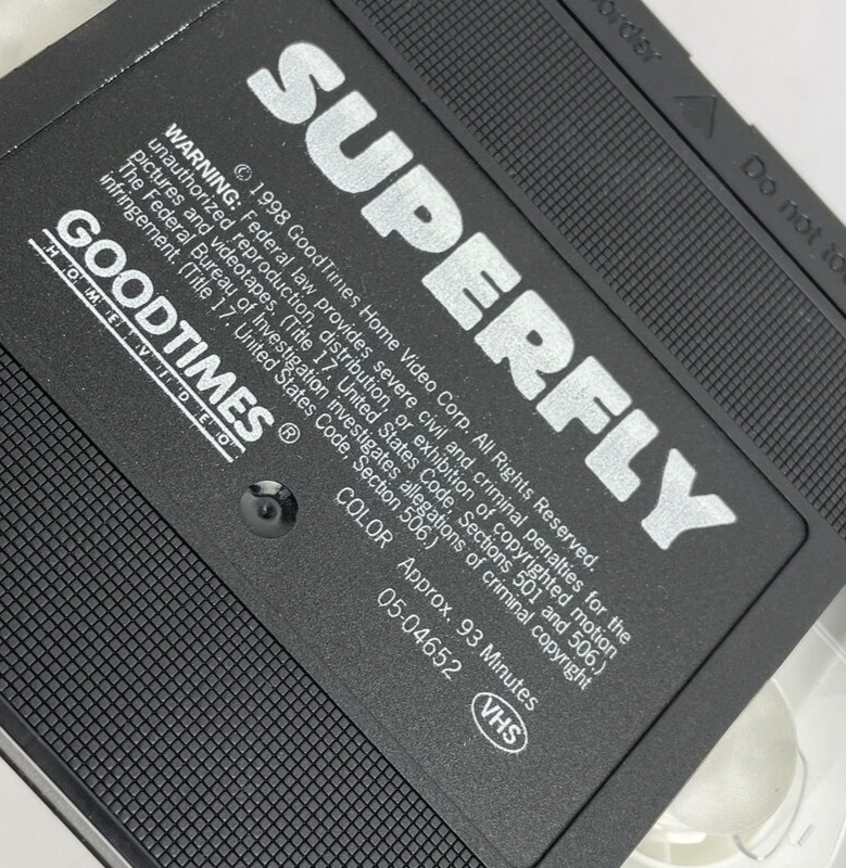 SUPER FLY- Ron O'Neal - Mob Won't Let Black Cocaine Dealer Retire VHS Movie