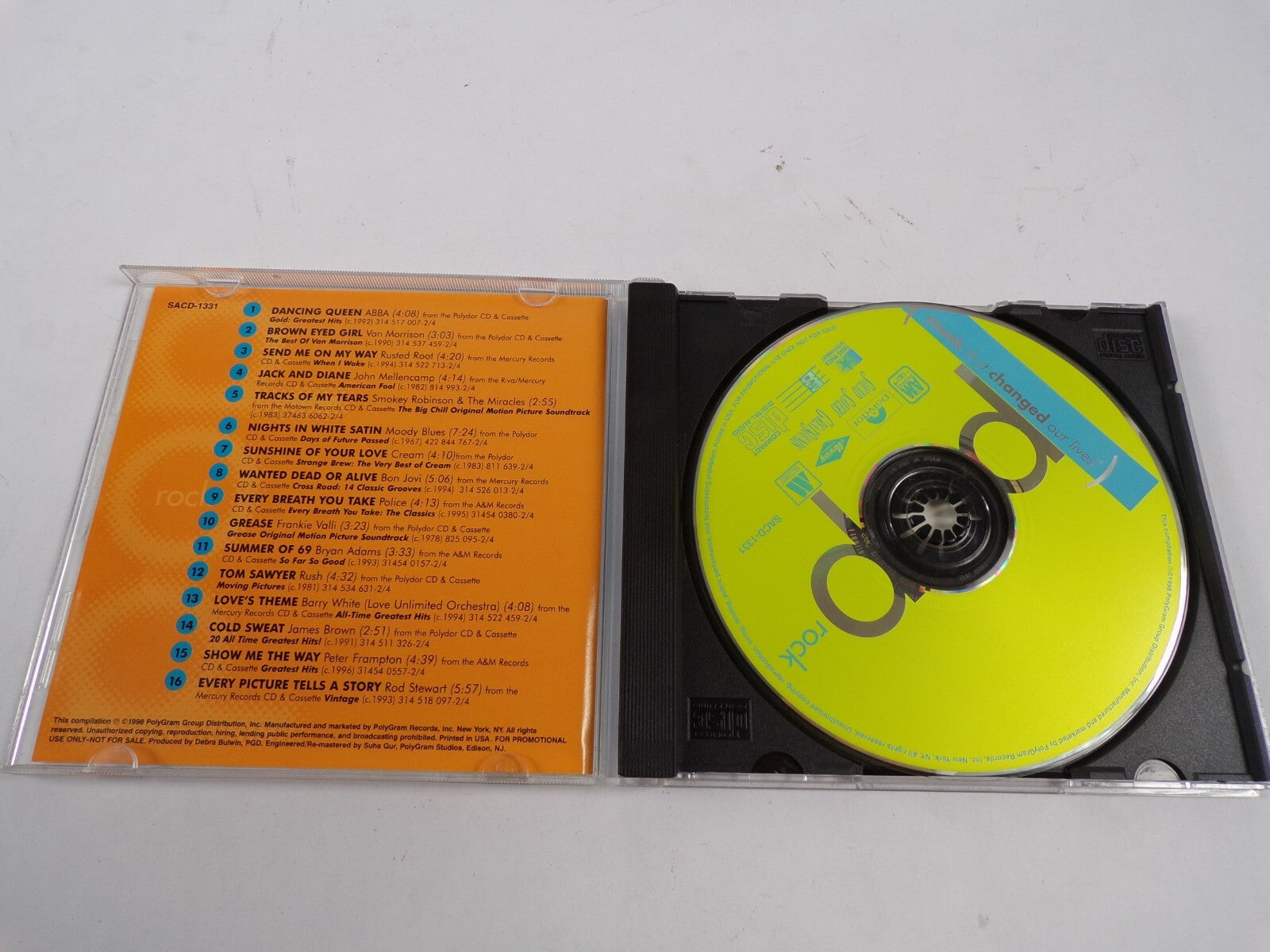 Music that Changed Our Lives Pop / Rock Abba Van Morrison Rusted Root CD#48