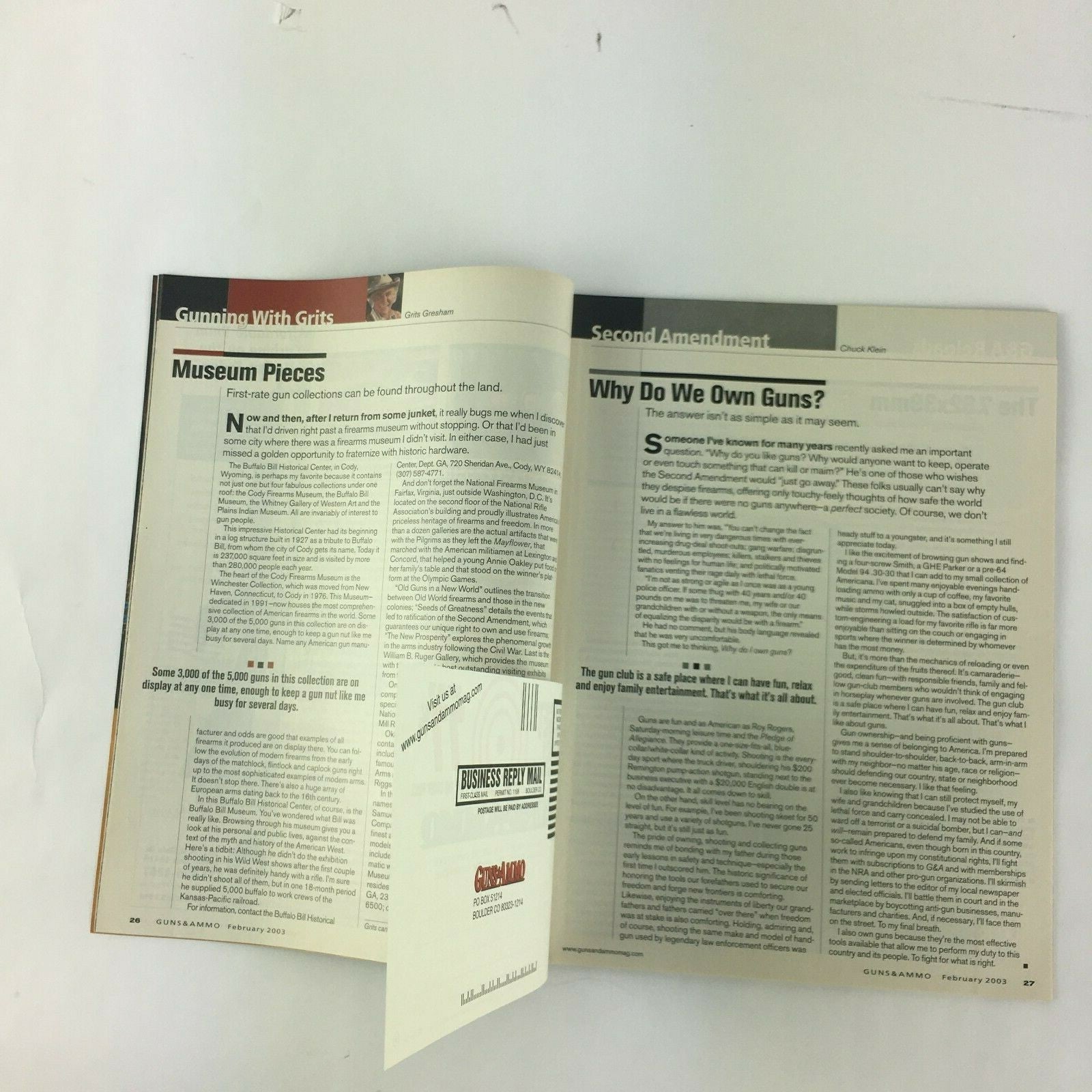 February 2003 Guns&Ammo Magazine Built For Speed S&W's .38 Super 627 Jeff Cooper