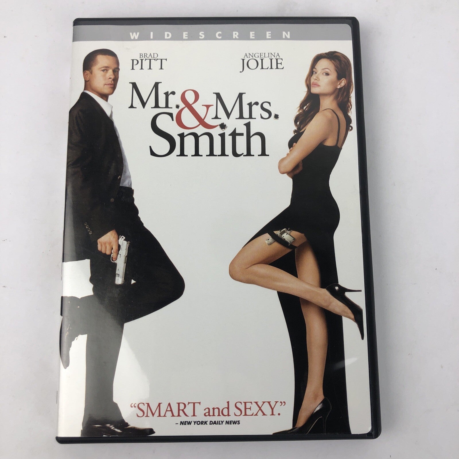 Me & Mrs Smith (DVD) widescreen Angelina Jolie Brad Pit - Mint Condition