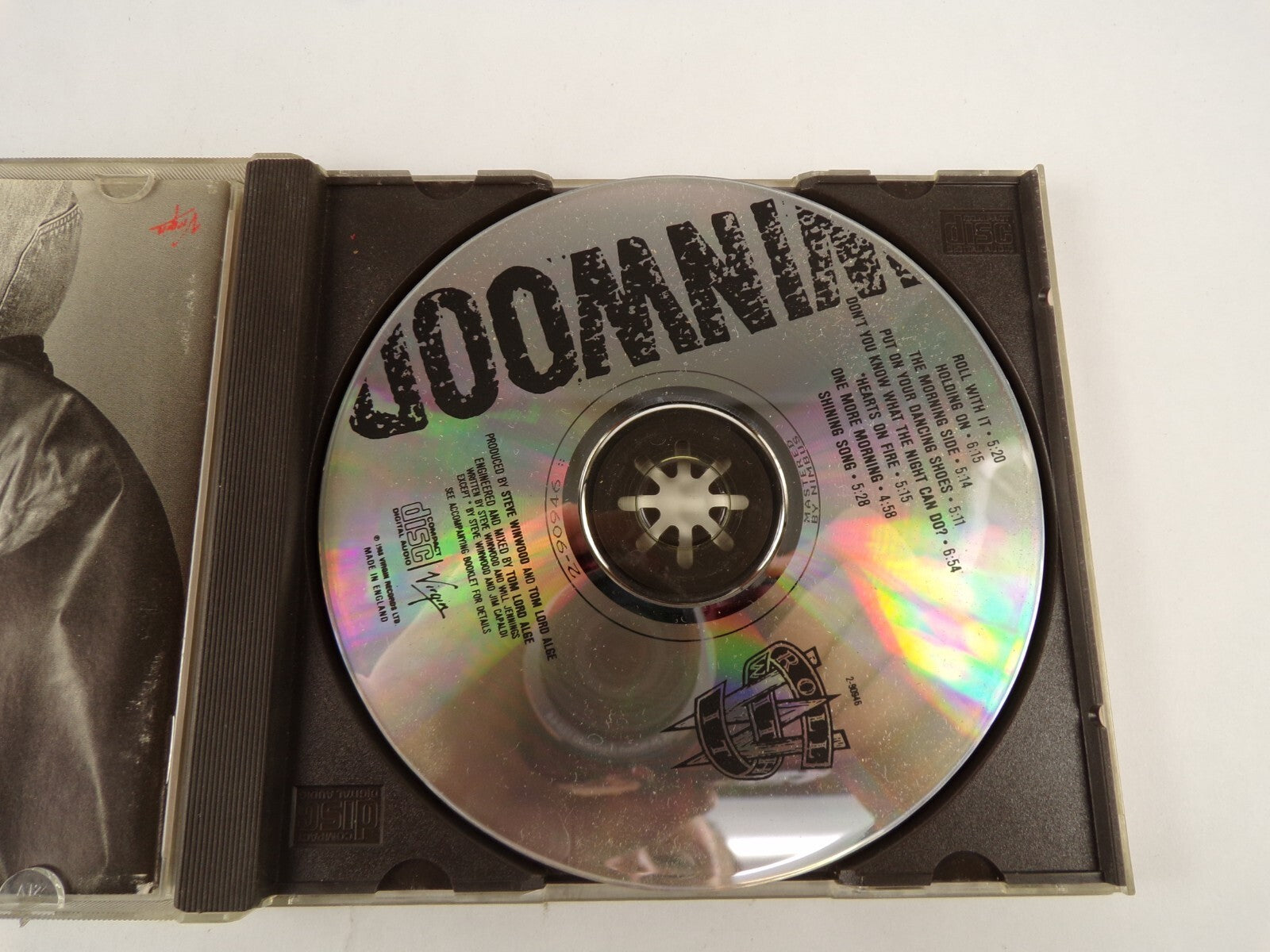 Winwood Roll With It Holding On The Morning Side Hearts On Fire CD#46