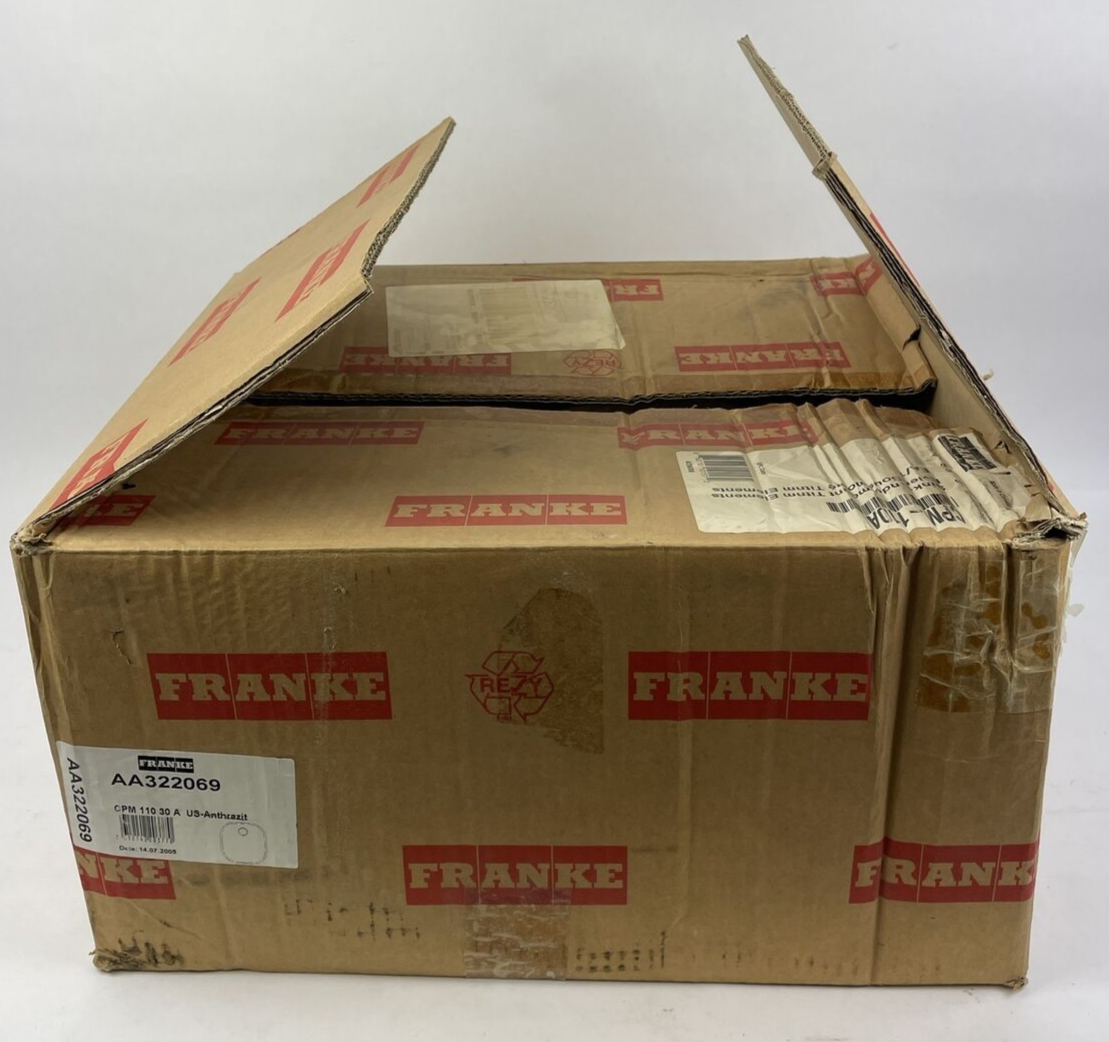 OEM FRANKE ELEMENT TITANIUM FINISH SINK KIT Model # CPM110 NOS - Made in CANADA