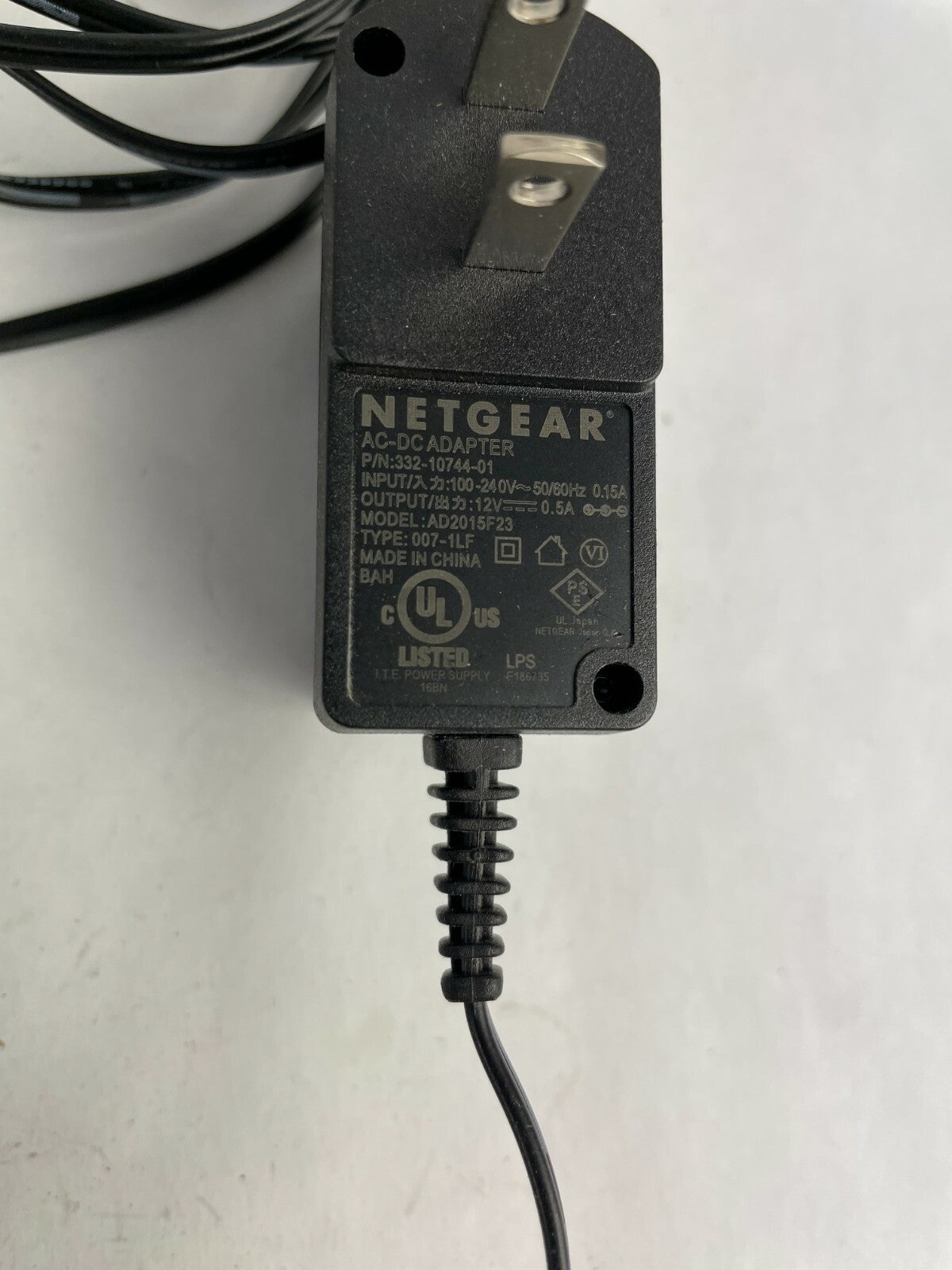 Genuine NETGEAR AD2015F23 Output 12 V 0.5 A Power Supply Adapter A79