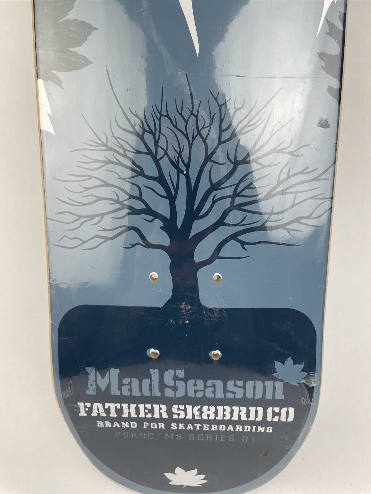 Vintage FATHER Skateboard Co. " MAD SEASON " Skateboard Deck CANADA MS Series 01