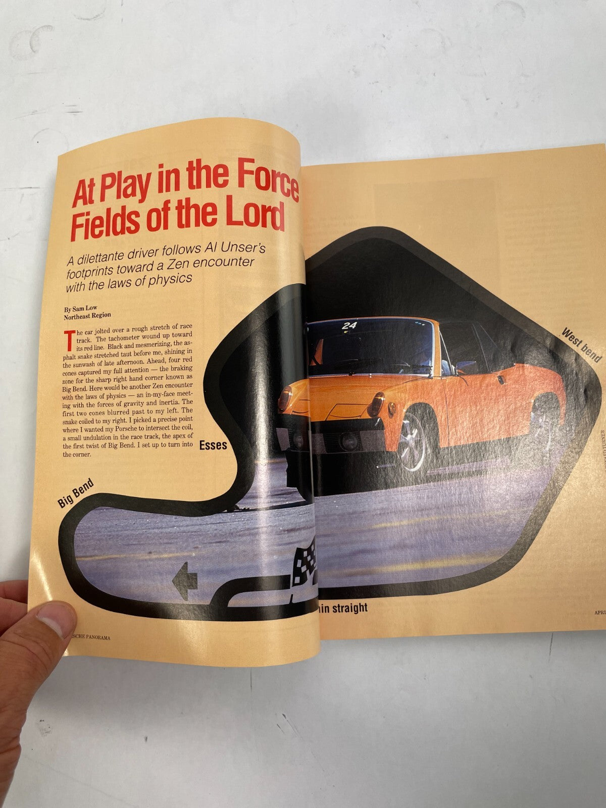 April 1994 Porsche Panorama Magazine At Play in the Force Fields of the Lord