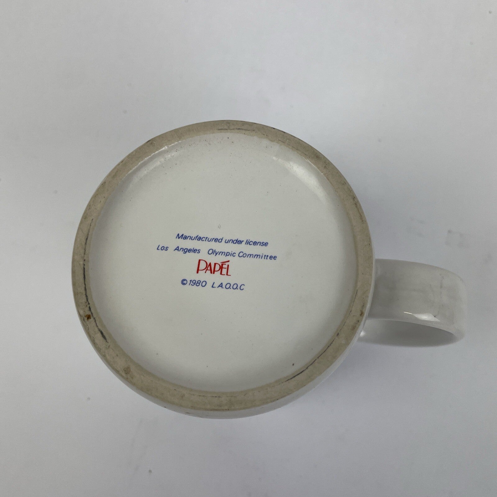 Vintage 1984 Summer L.A. Olympics-Gymnastics-Sam the Eagle Coffee Mug, by Papel