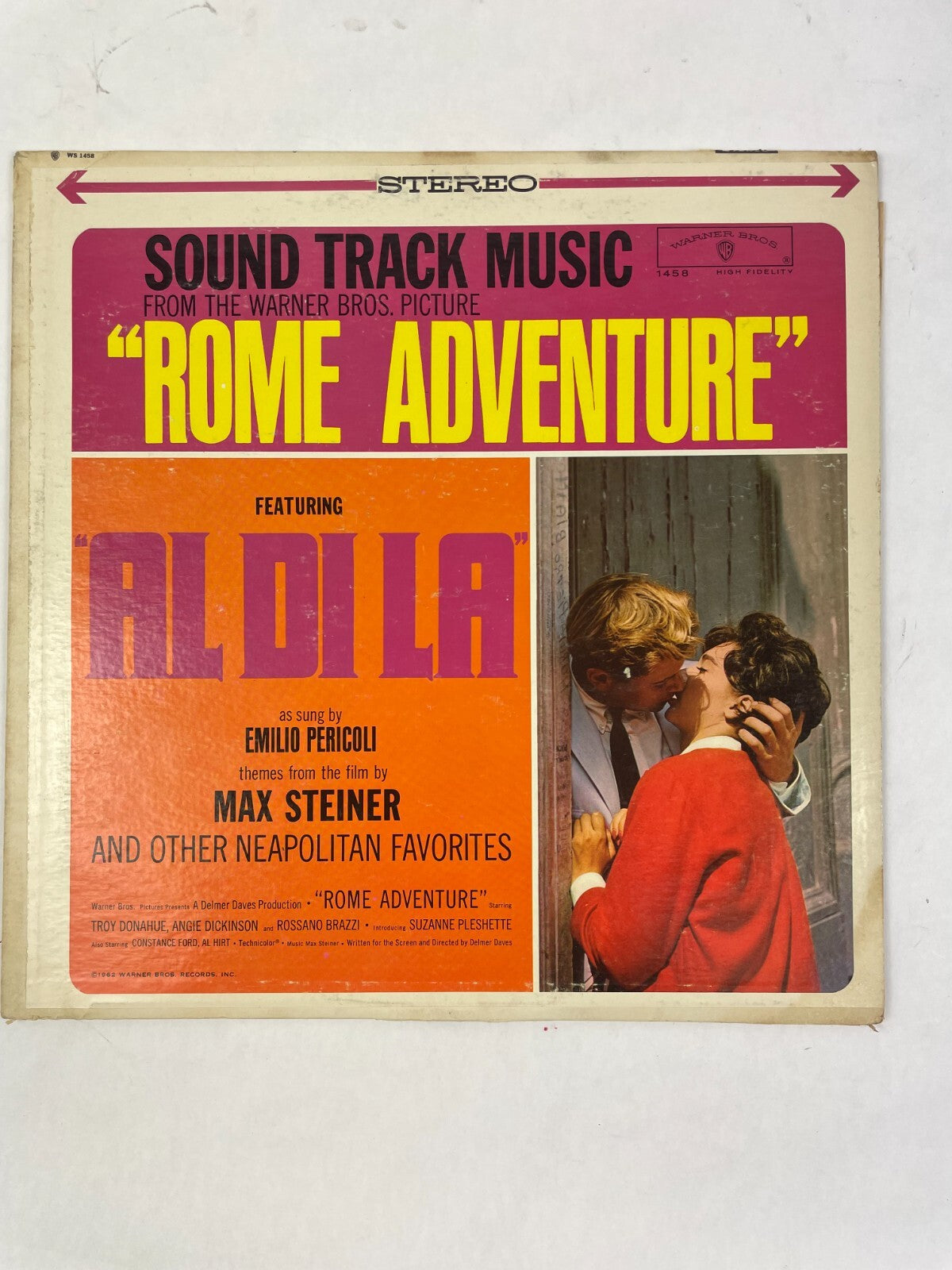 Room Adventure Sound Track Music Al Dila Warner Bros Picture Vinyl Record