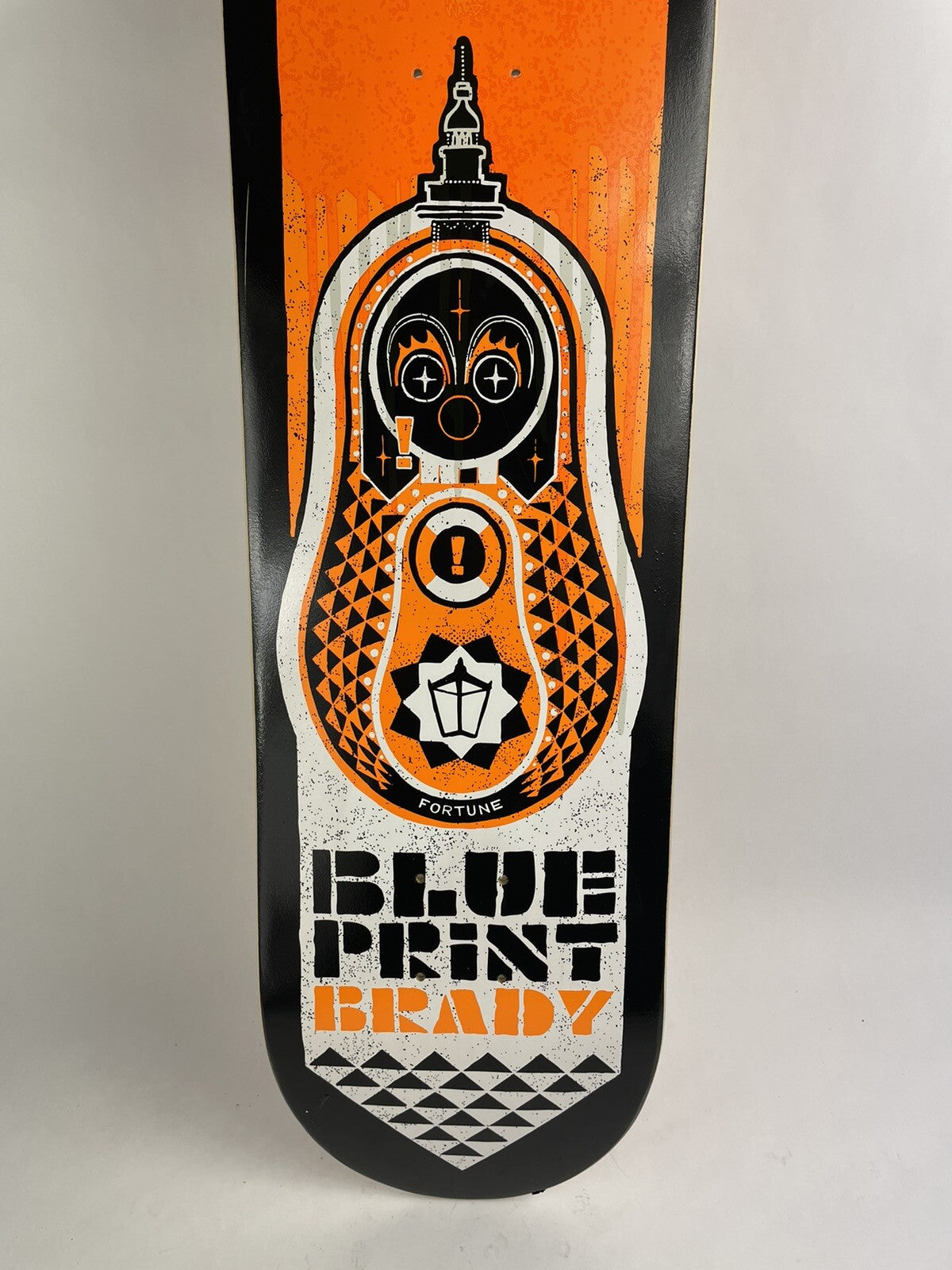 Blueprint Skateboards Danny Brady Babushka 8.25-inch hard rock maple skateboard deck.