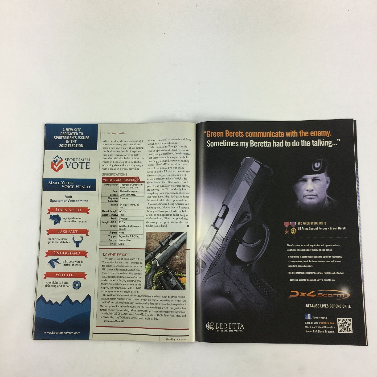 November 2012 ShootingTime Magazine ST's Gear Guide Top 25 Catridges Handloading