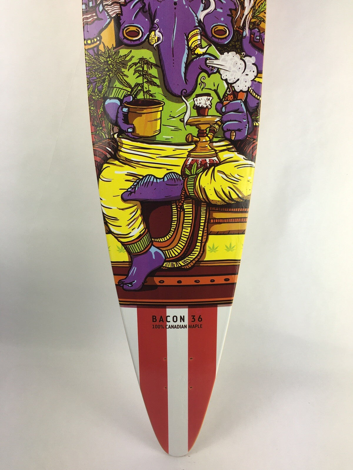 Rio Buddha Pintail 9x39 7-ply maple top mount downhill longboard skateboard deck.