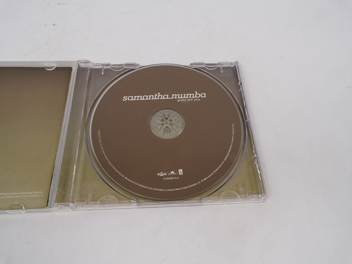 Samantha Mumba Gotta Tell You Body II Body Baby Come Over Isn't It Strange CD#68
