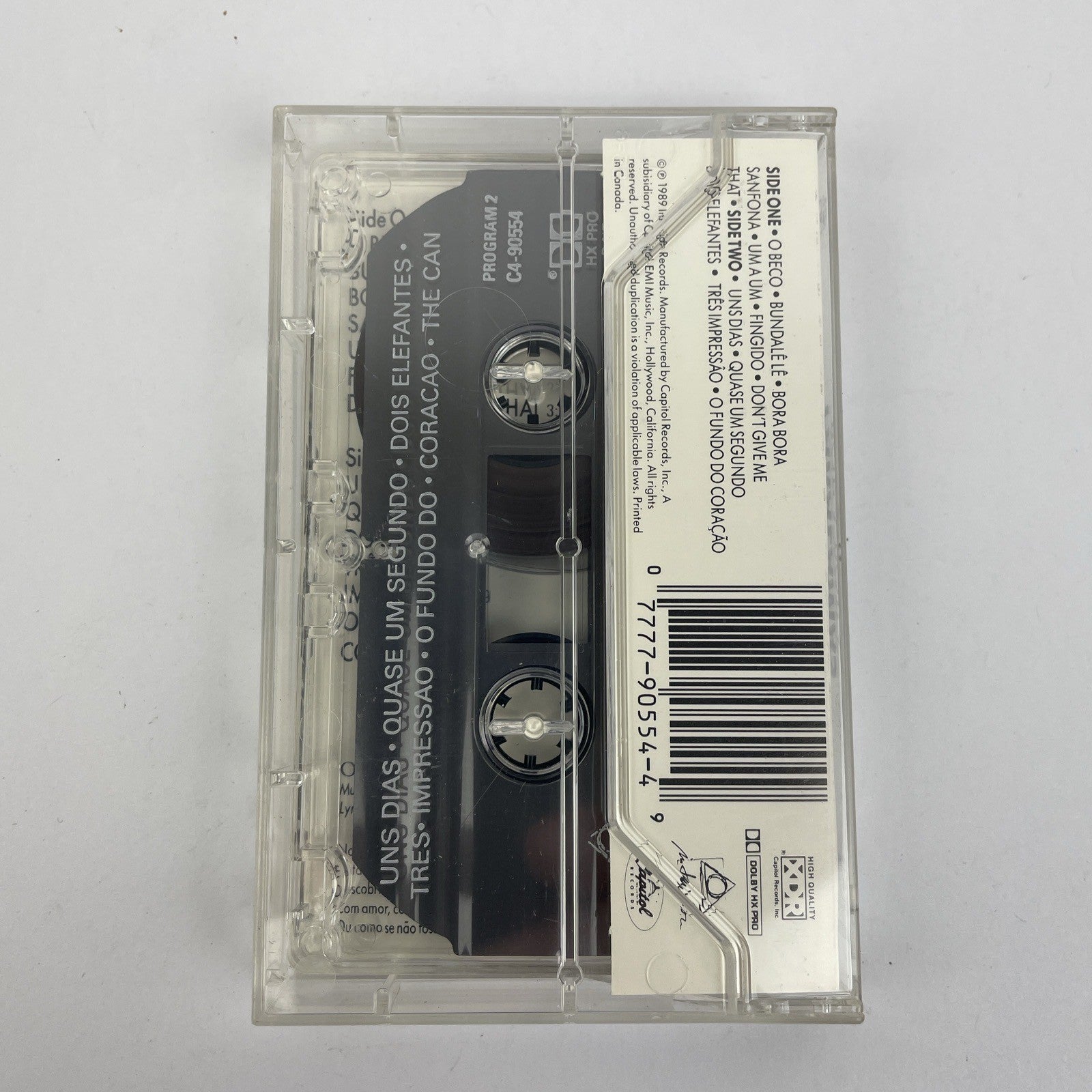 Paralamas - Bora Bora - Rare Cassette Tape Argentina Pressing 1989 Intuition