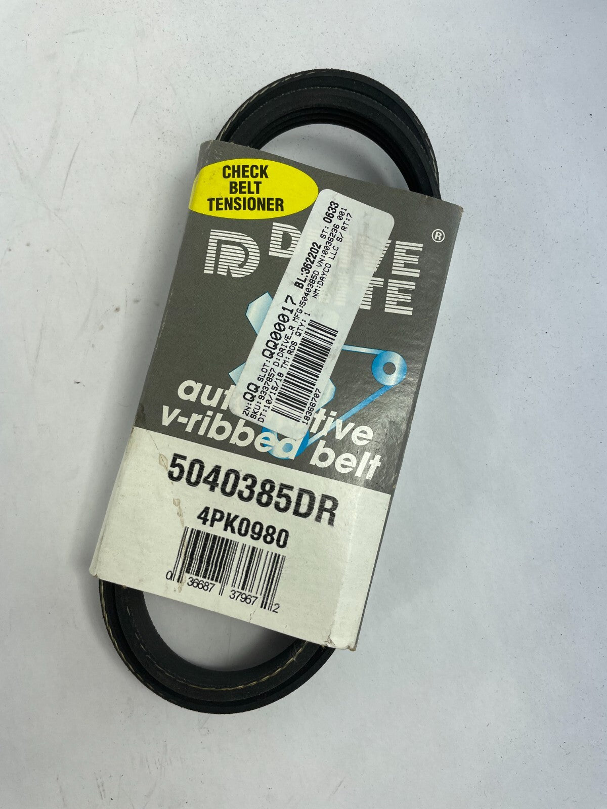 OEM Dayco Drive Rite 5040385DR 4PK0980 Check Belt Tensioner