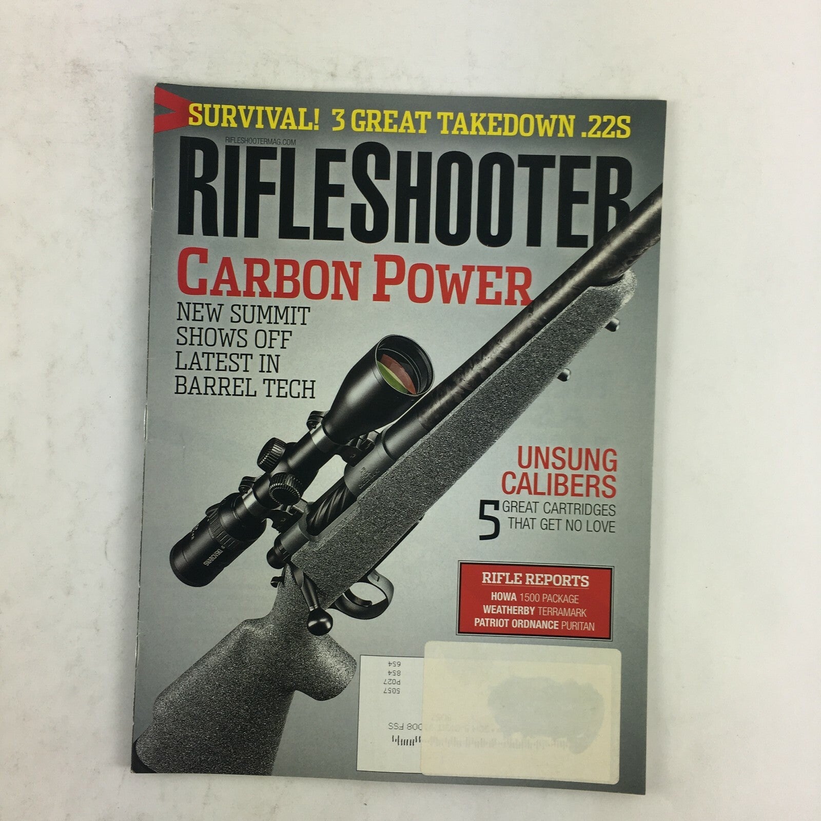 Jan 2015 Rifle Shooter Magazine Carbon Power Unsung Calibers 5 Great Cartridges