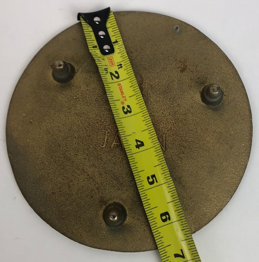 Antique Vintage Cast Iron Raised Metal Pot Stand Vittorio Emanvle Re D’Italia