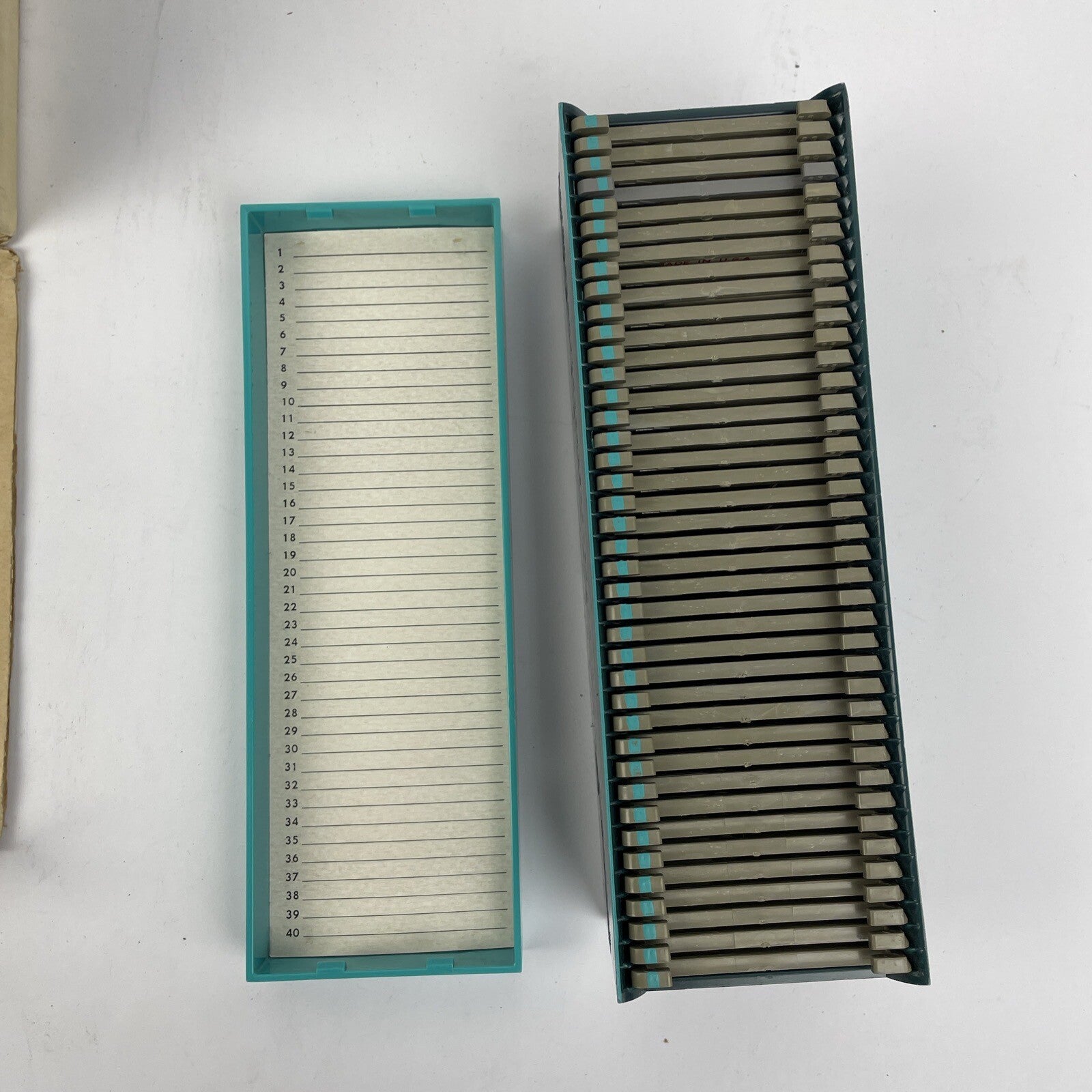 Lot of 6 x Bell & Howell Master Forty Slide Trays + 237 Vintage 1960 Slides LOOK