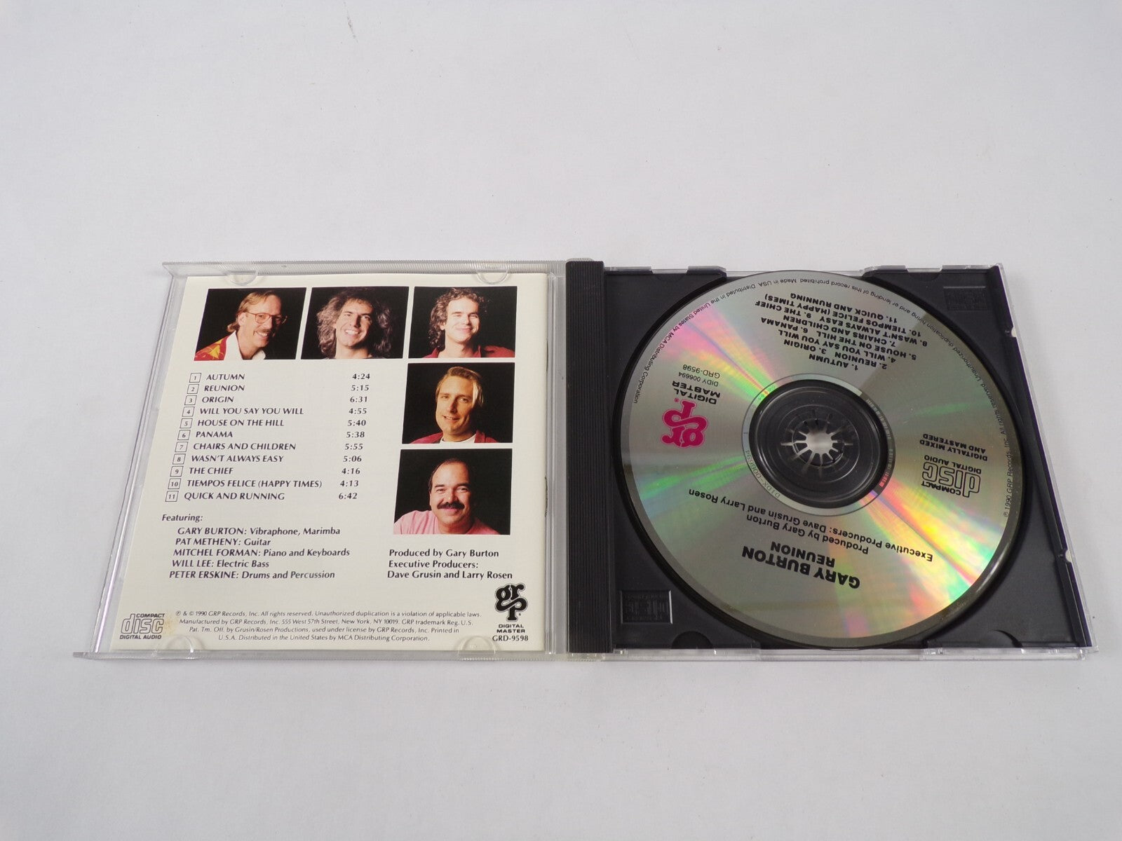 Gary Burton Reunion Pat Metheny Mitch Forman Will Lee Peter Erskine DigitalCD#46