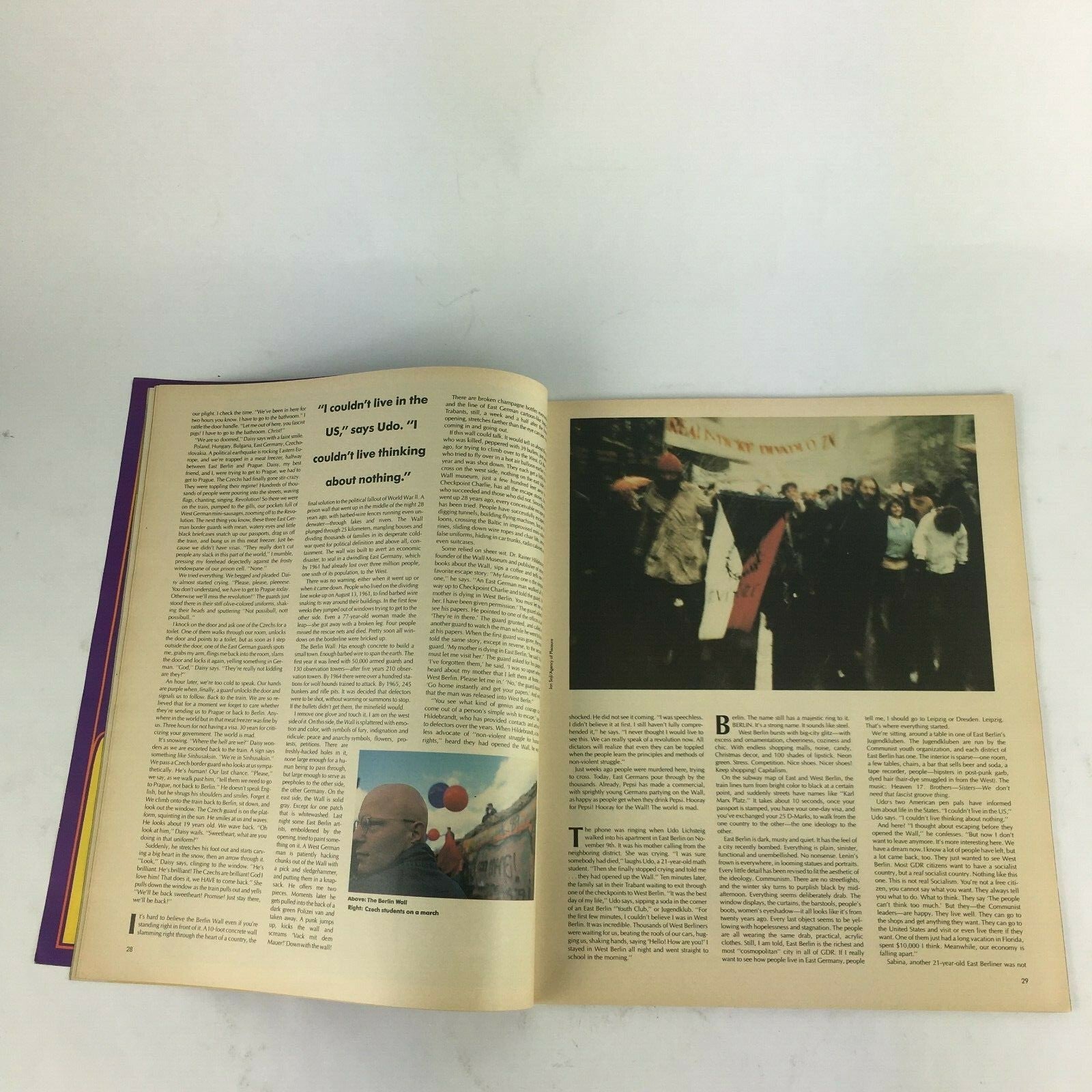 February Spin Magazine Red Hot Chili Peppers Nineties in Effect Berlin & Prague