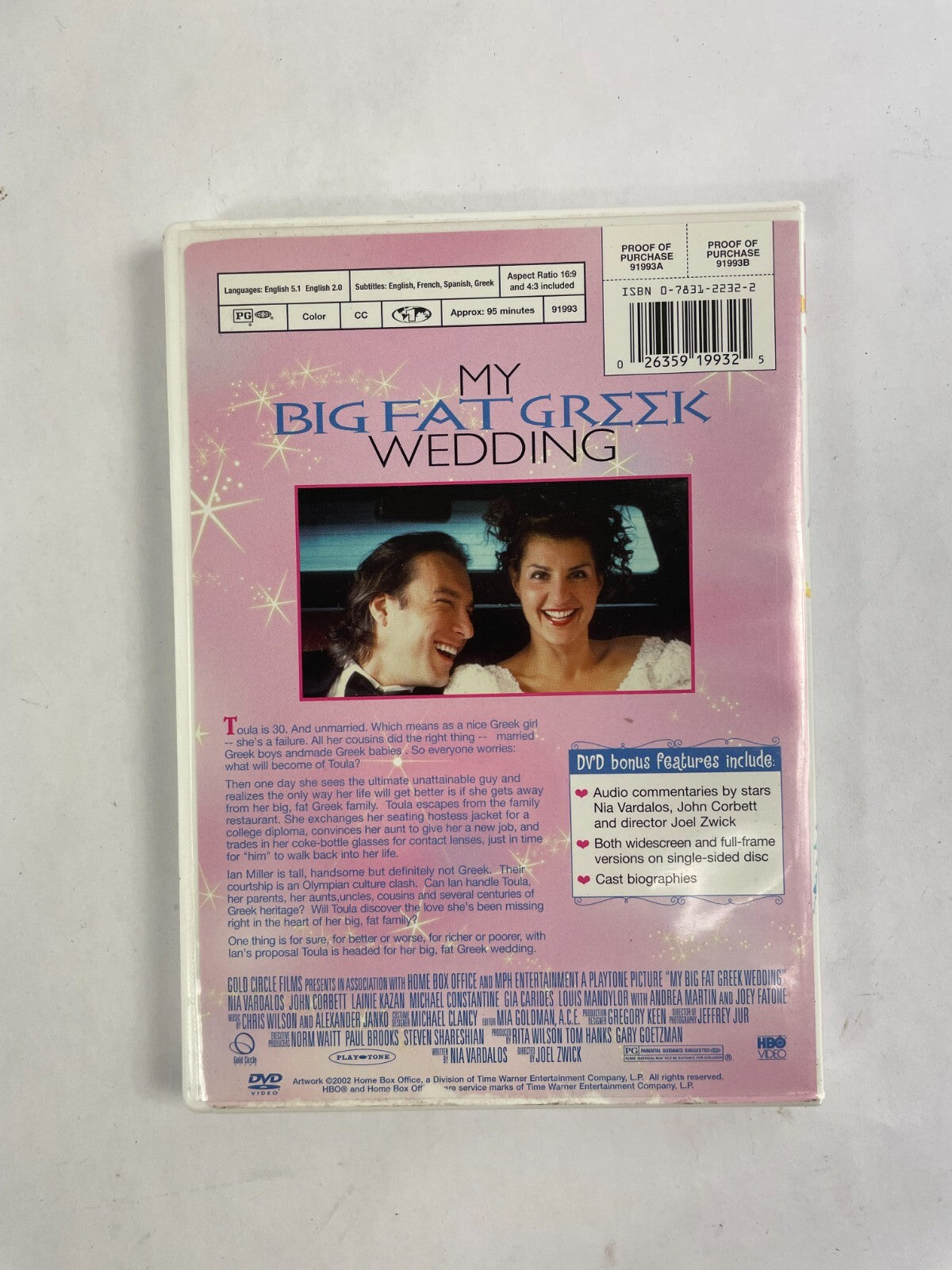 My Big Fat Greek Wedding Love Is Here To Stay So Is Her Family DVD Movie