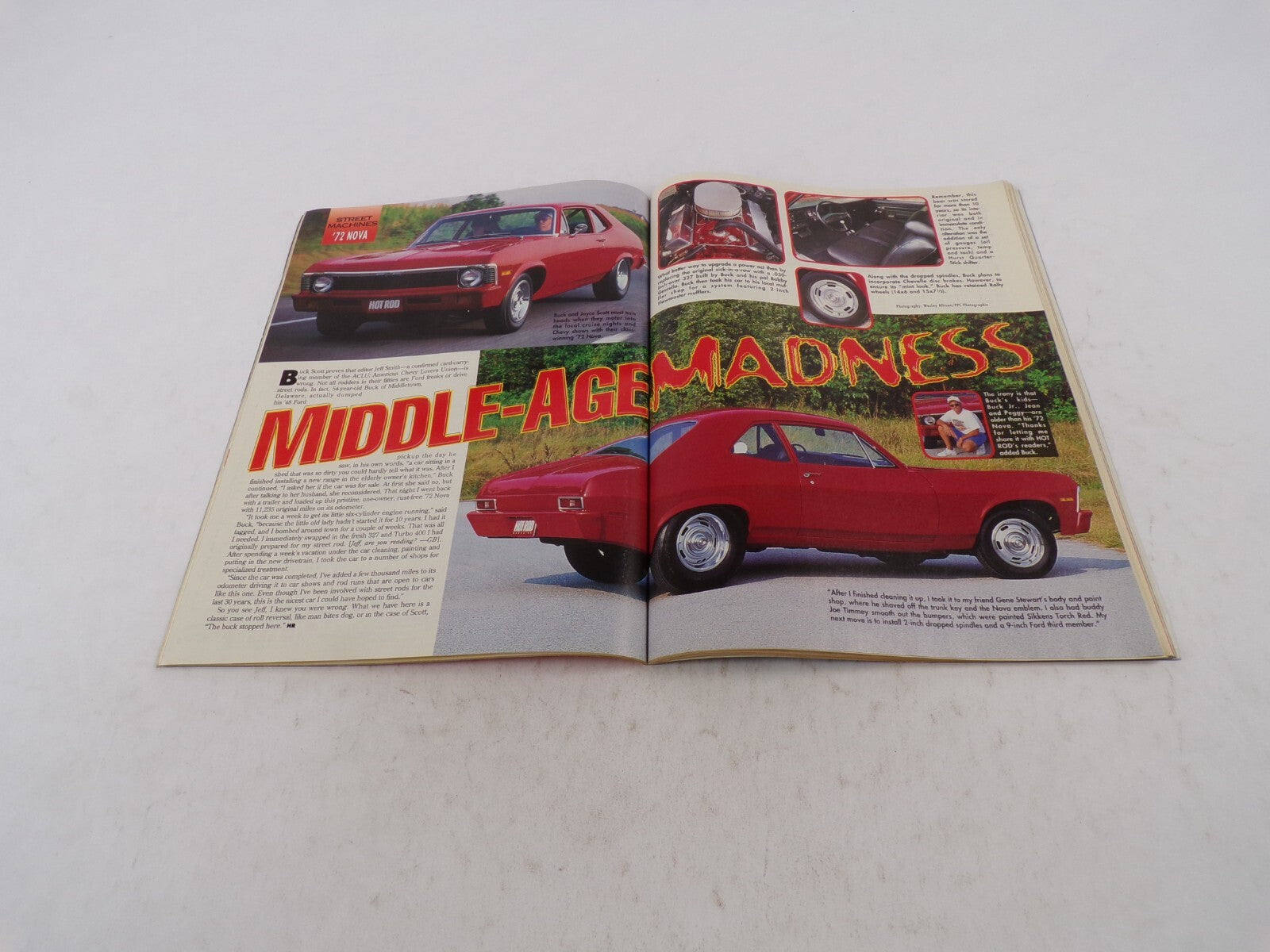 July 1996 Hot Rodding Magazine Horsepower In The '90s Wih '60s Tricks Work On N