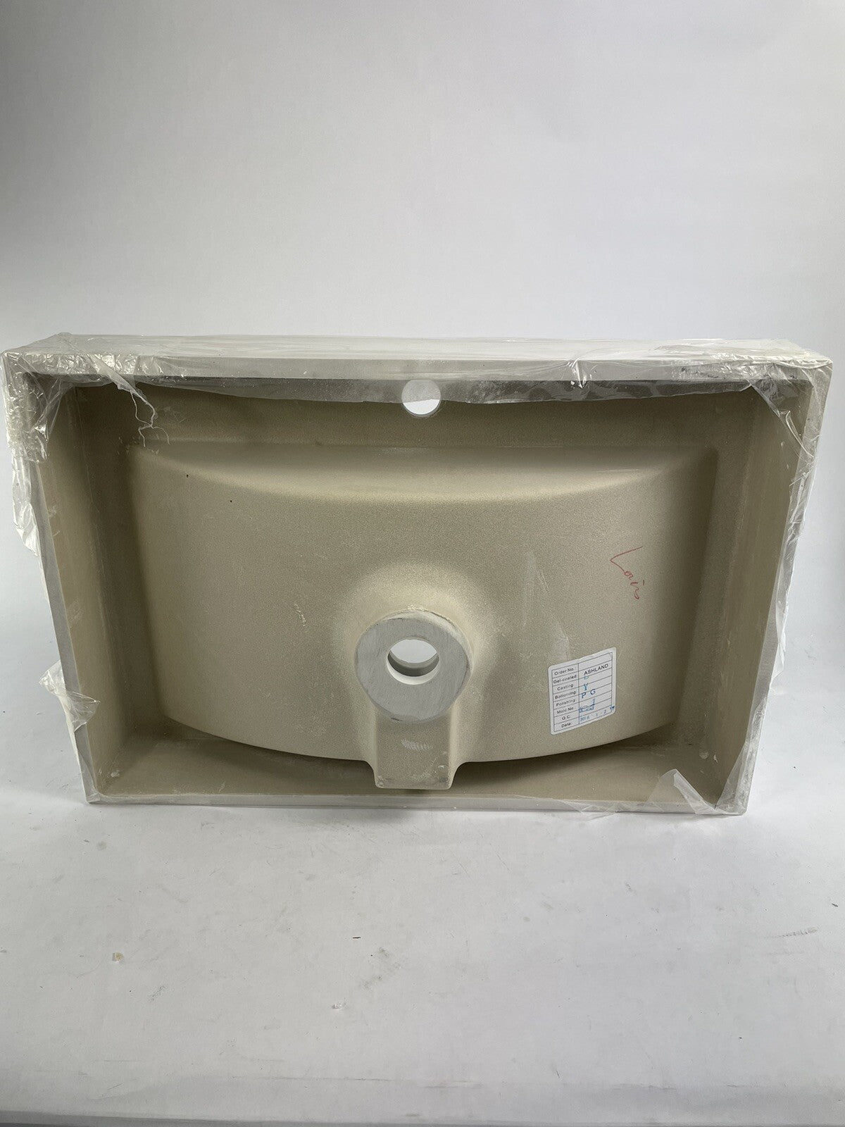 Neptune 24.75 x 17 inch white drop-in bathroom basin sink lavatory