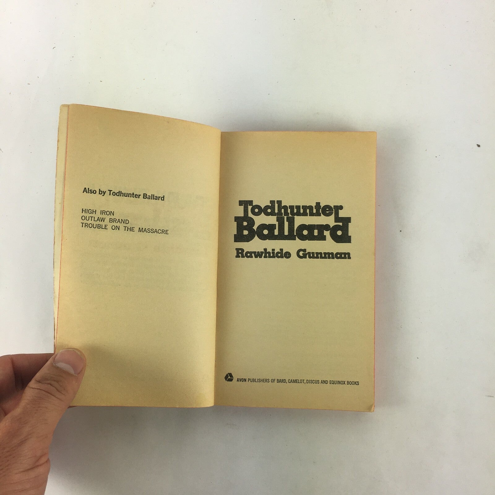 Todhunter Ballard Rawhide Gunman