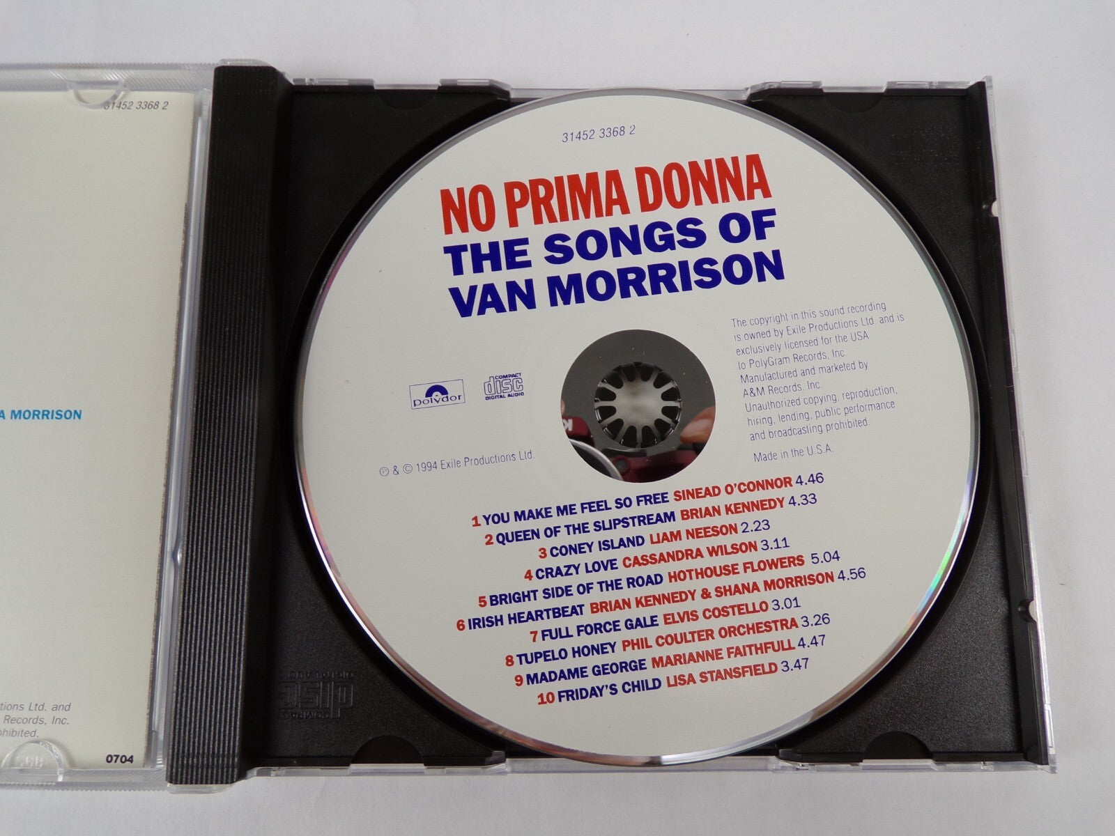 No Prima Donna The Songs Of Van Morrison CD #25