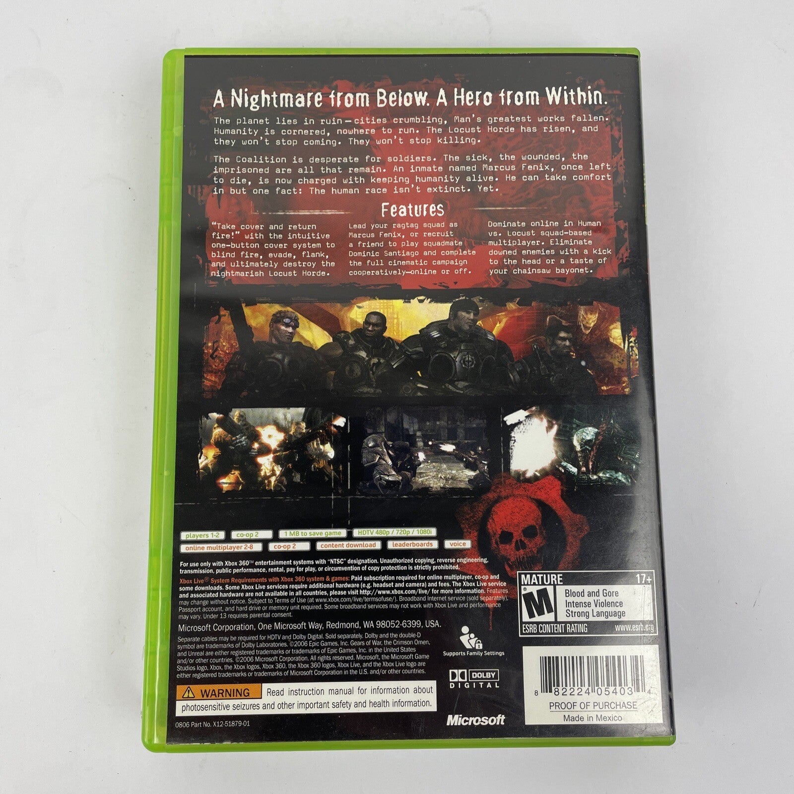 Assassin's Creed: Revelations Microsoft Xbox 360 + XBOX 360 Live : Gears Of War