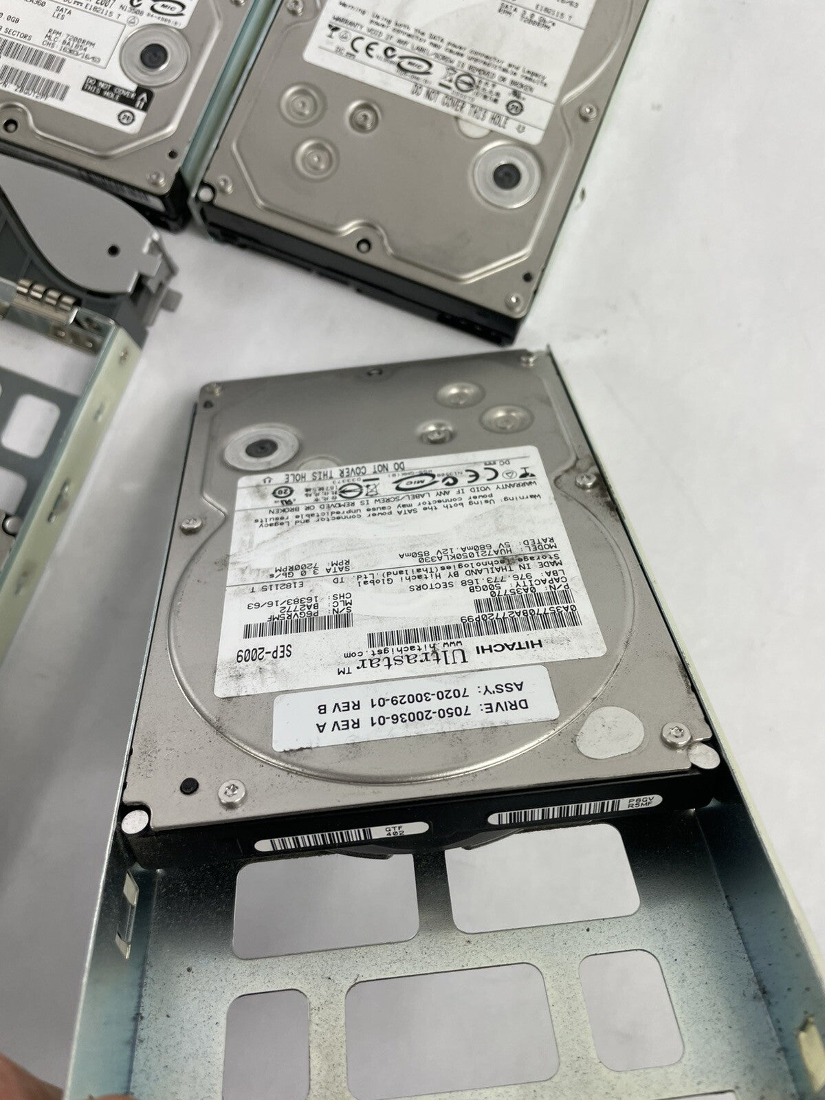 Lot of 15 Hitachi Ultrastar 500GB Desktop HDD 3.5" SATA 7200 RPM 16MB Cache