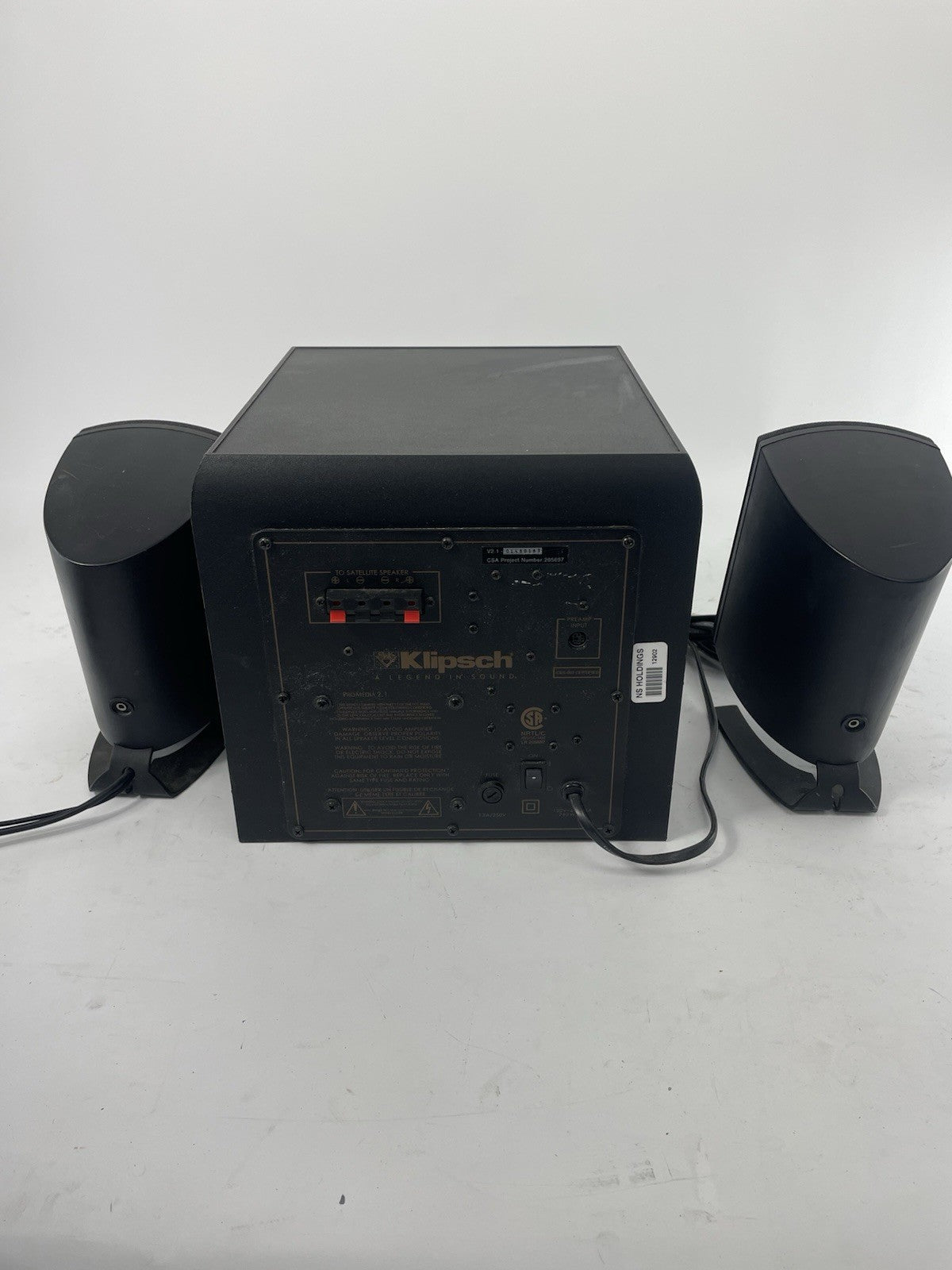 Klipsch ProMedia 2.1 THX – Multimedia Speakers with Subwoofer