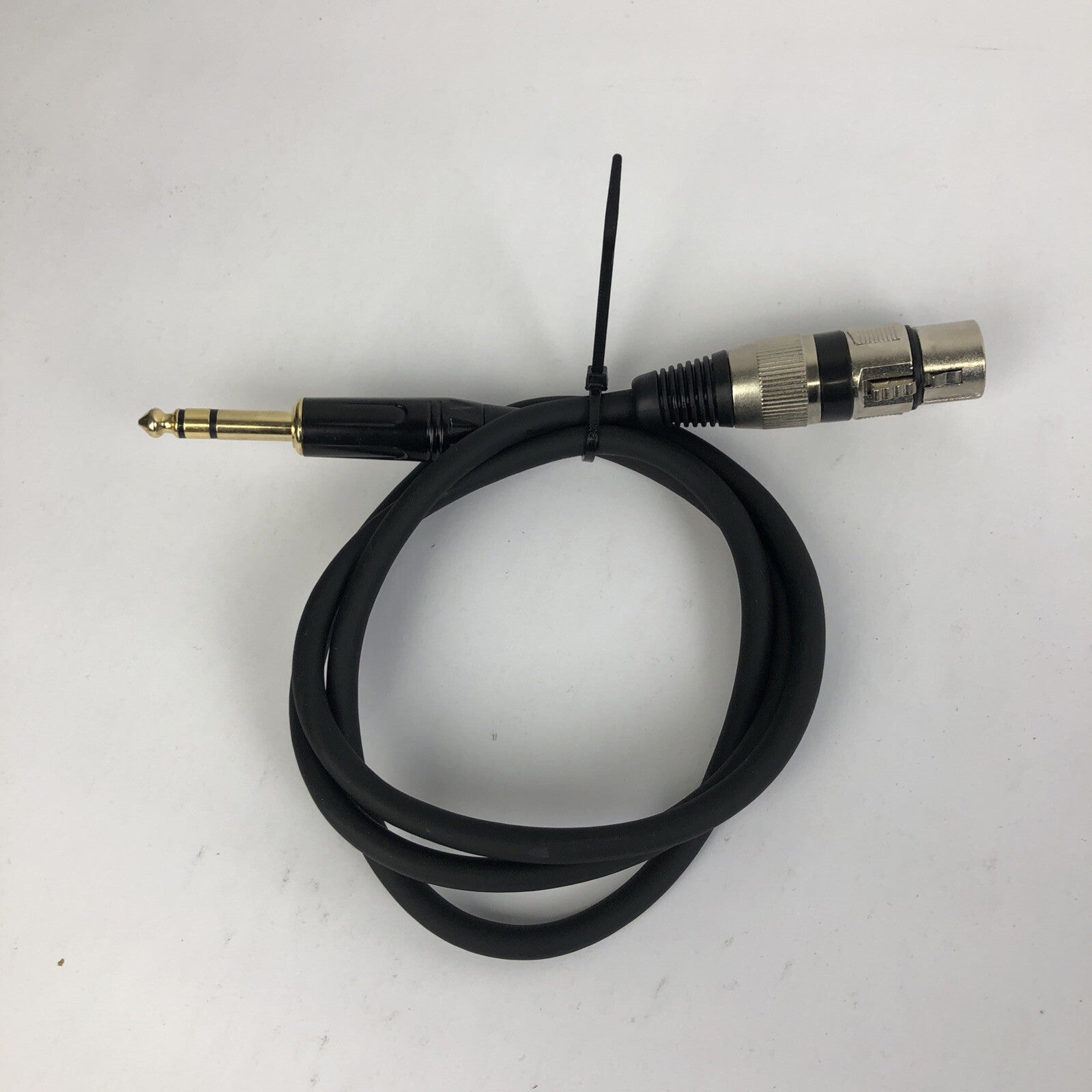 TISINO Female XLR to 1/4 (6.35mm) TS Mono Jack Unbalanced Cable Mic Cord