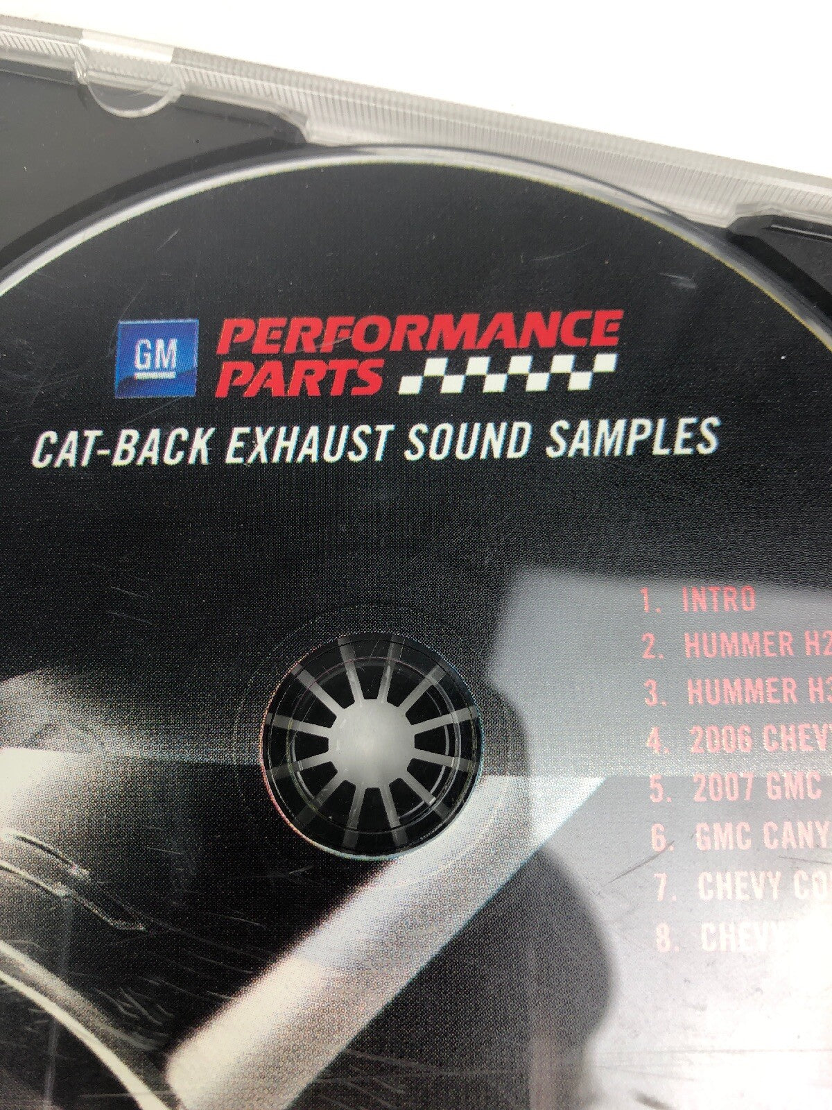 GM Performance Cat-Back Exhaust Sound Samples Cd Audio Disc 2006 Corvette