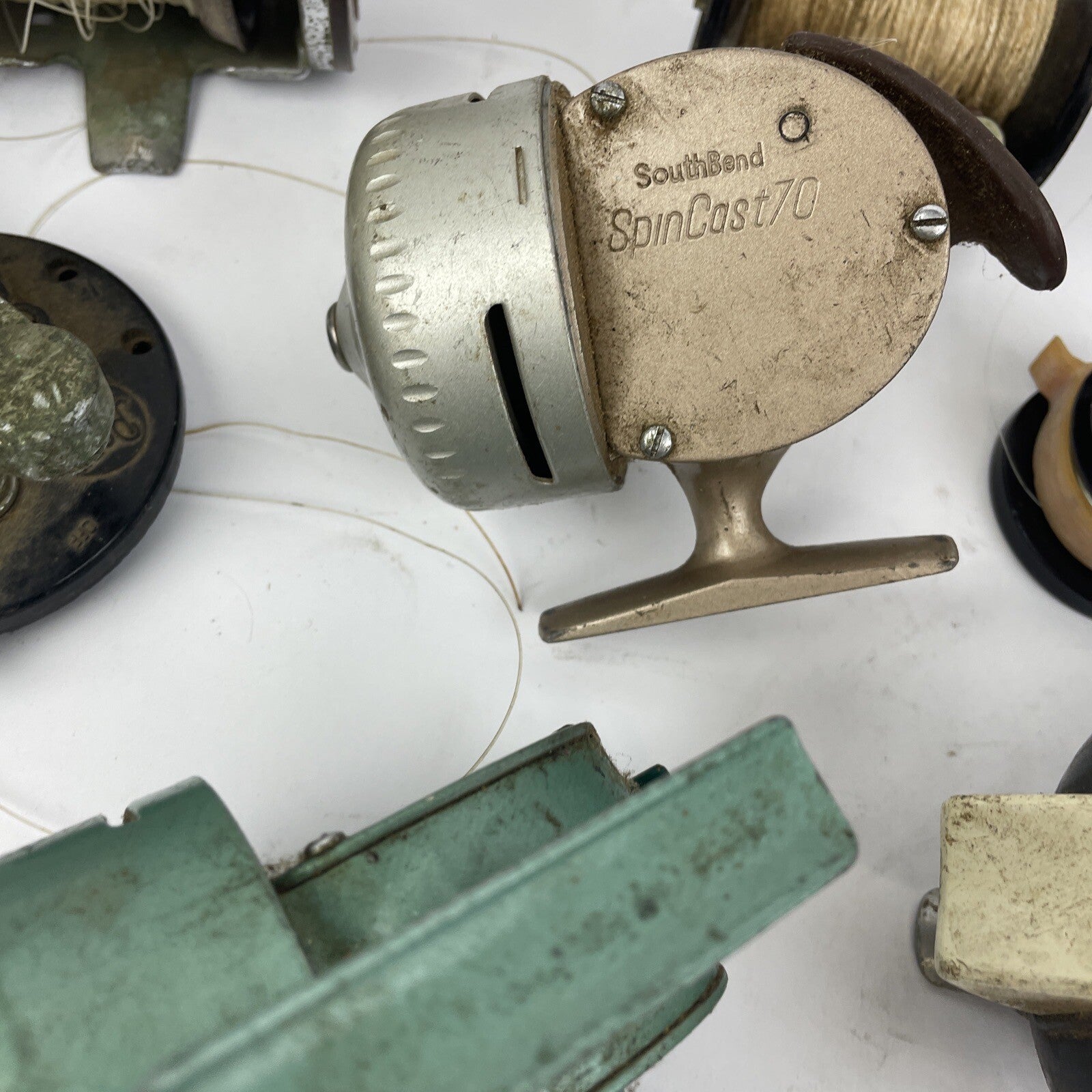 10 + Vintage Bait Cast Conventional Spinning Fresh Salt Reels For Parts Repair