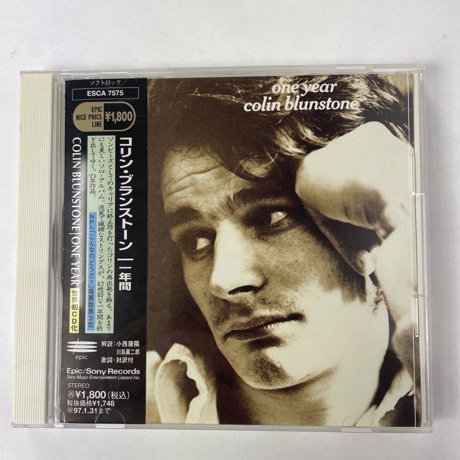 Colin Bluntsone - One year CD Japanese Import #20