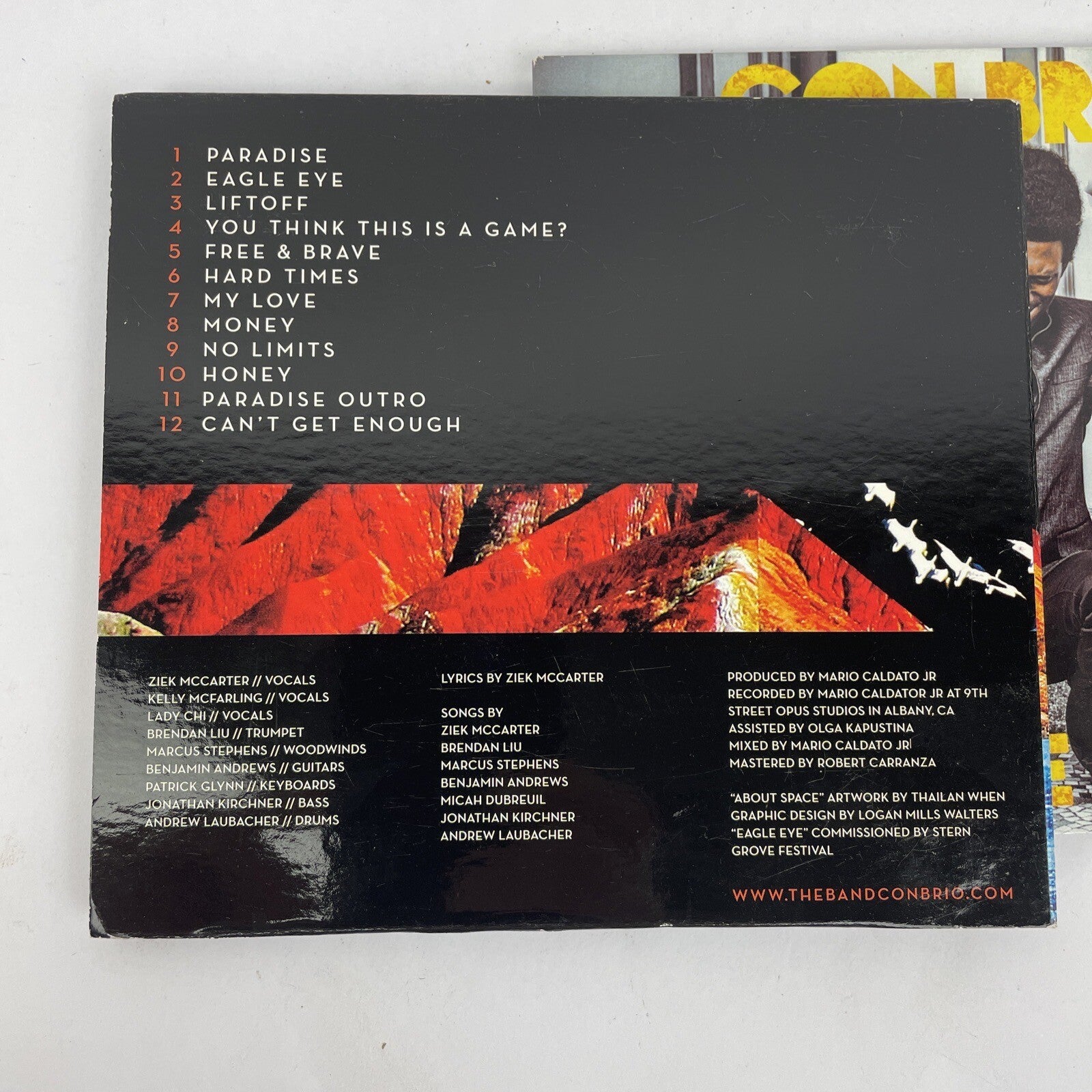 " Con Brio " Kiss The Sun and Paradise Lot of 2 Digital Audio CD Burning House