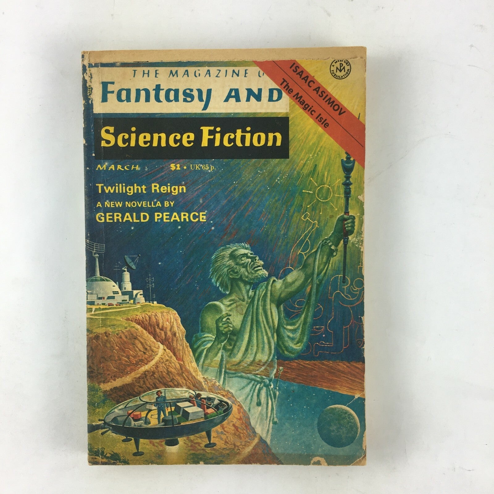 Mar Fantasy & Science Fiction Magazine Twilight Reign ANew Novella Gerald Pearce