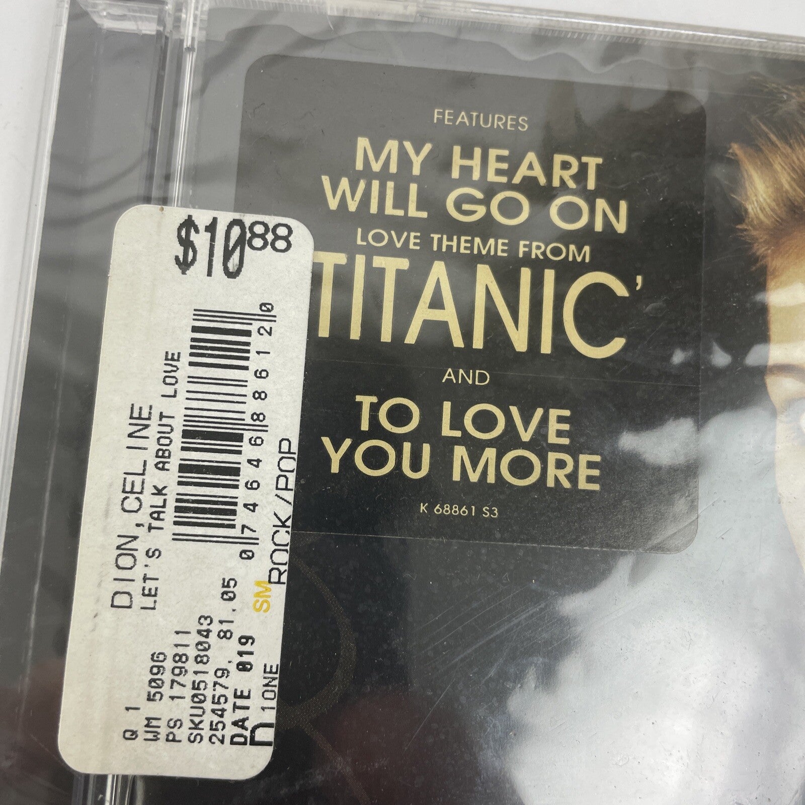 Let's Talk About Love by Celine Dion (CD, Nov-1997, 550 Music) Titanic Theme #1