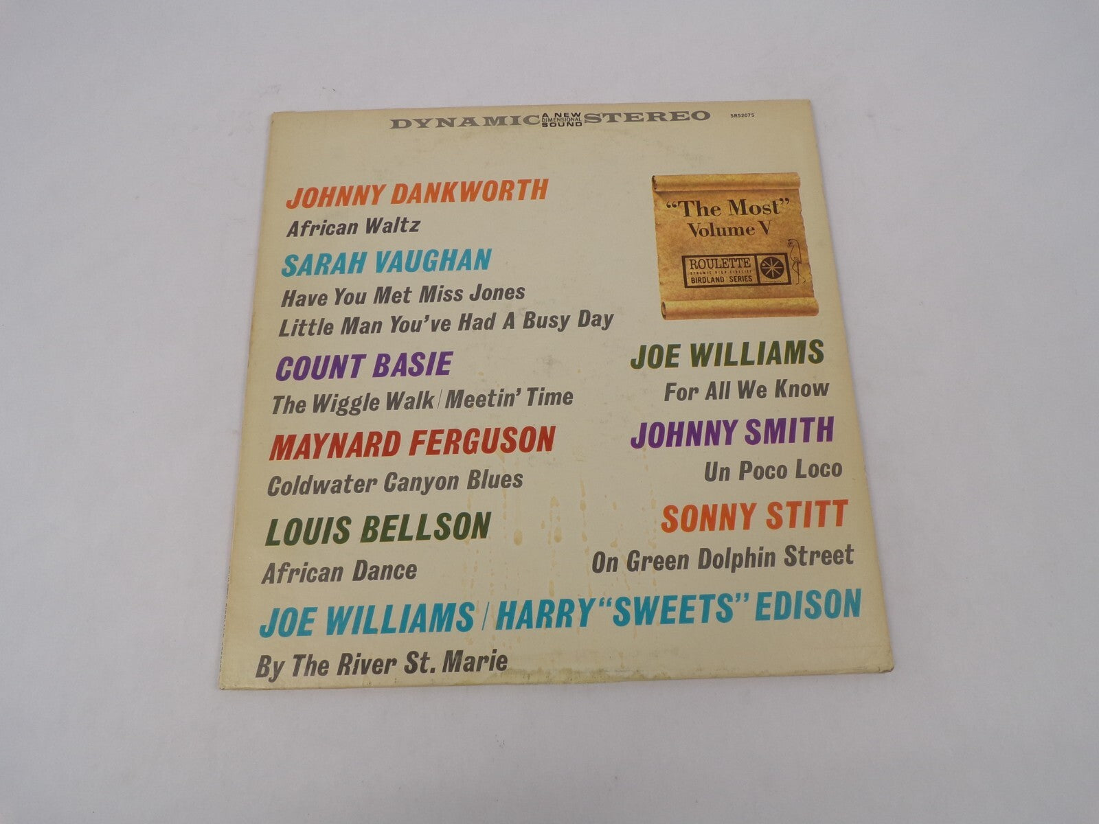 Roulette The Most Vol.1 African Waltz Meetin' Time Vinyl Record