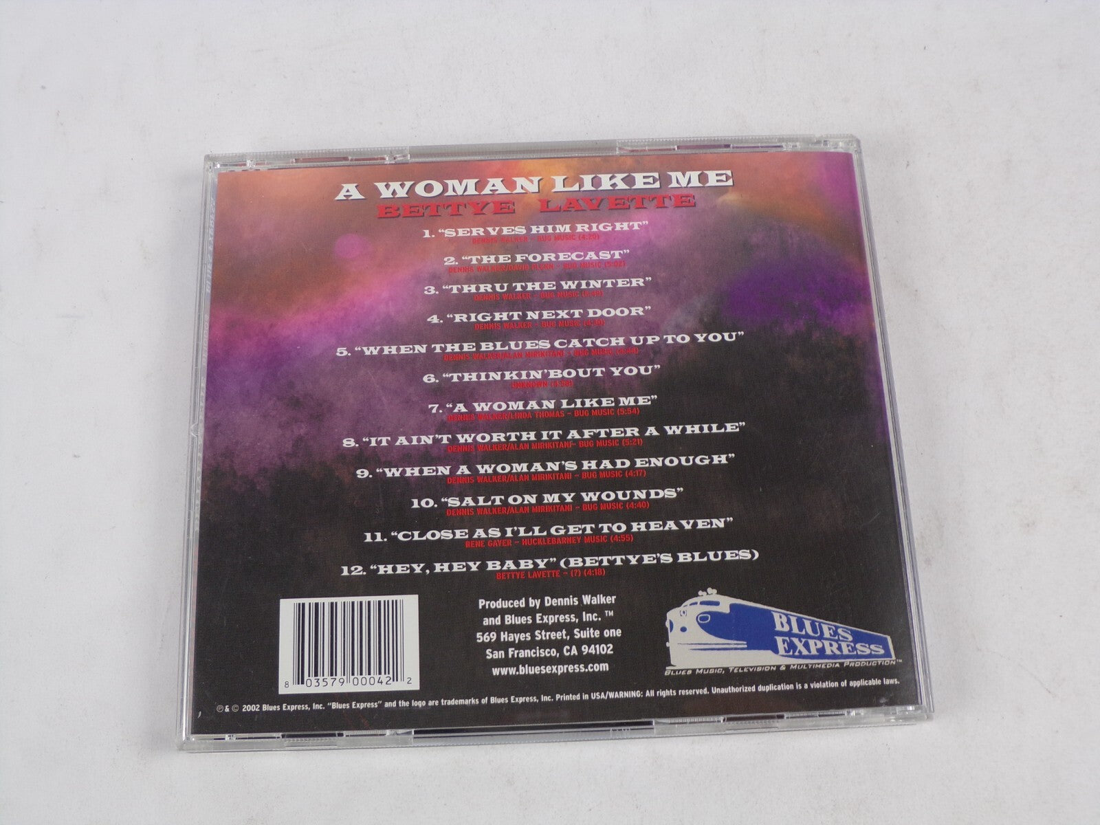 A Woman Likes Me Bettyelavette Serves Him Right The Forecast Thru The WinteCD#53