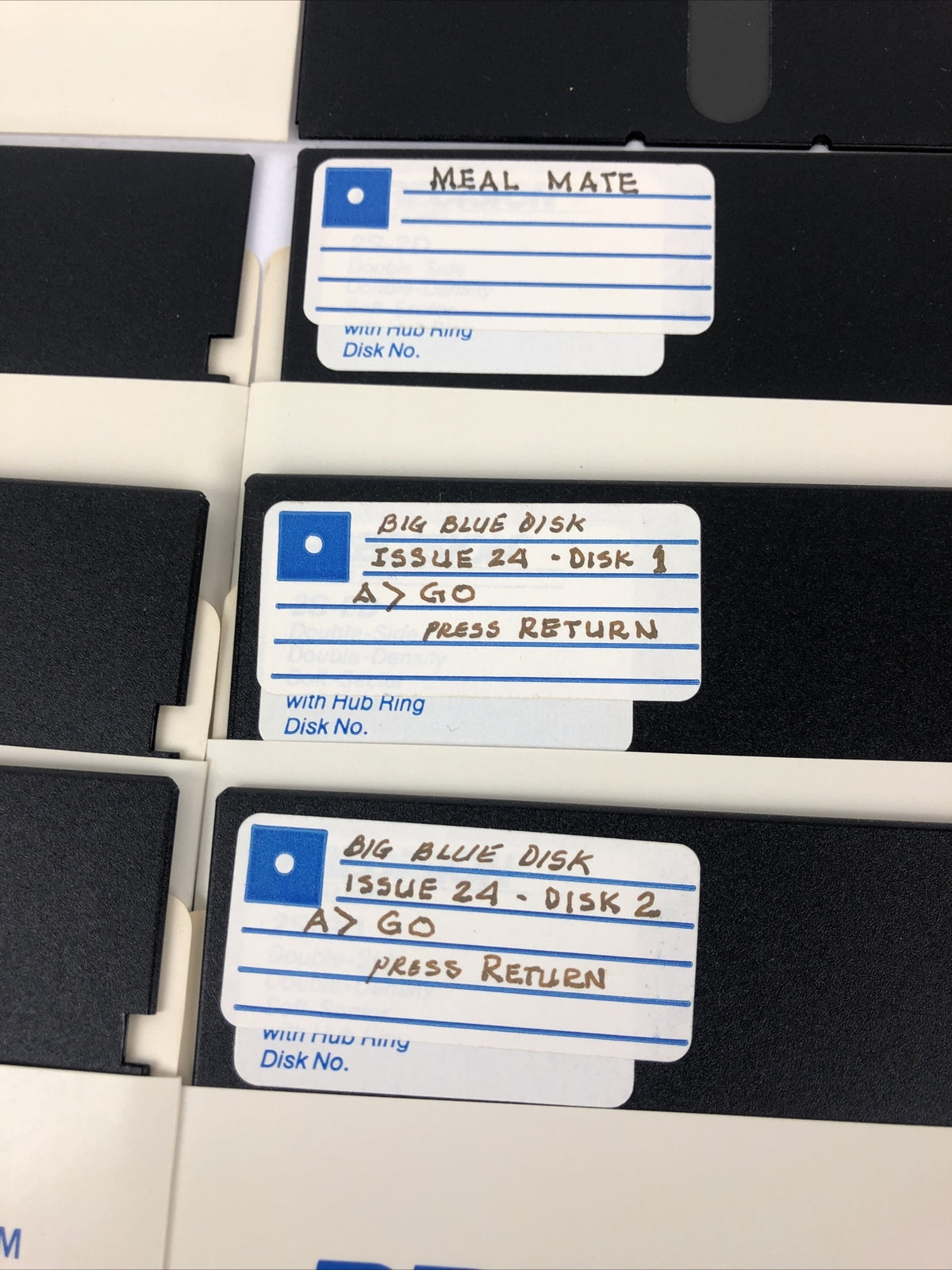 Big Blue Disk PC Games Meal Mate + More Lot of 12 Vintage PC Publication Disks