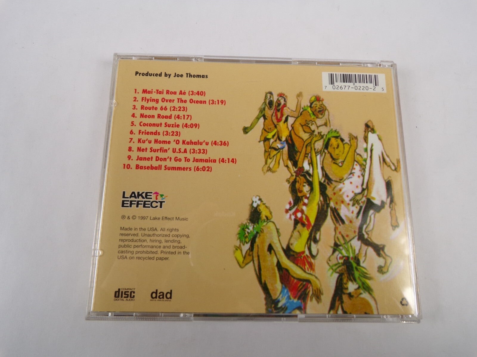 Steve Dahl And The Dahlfins Mai Tai Raa Ae Flying Over The Ocean Route 66 CD#60