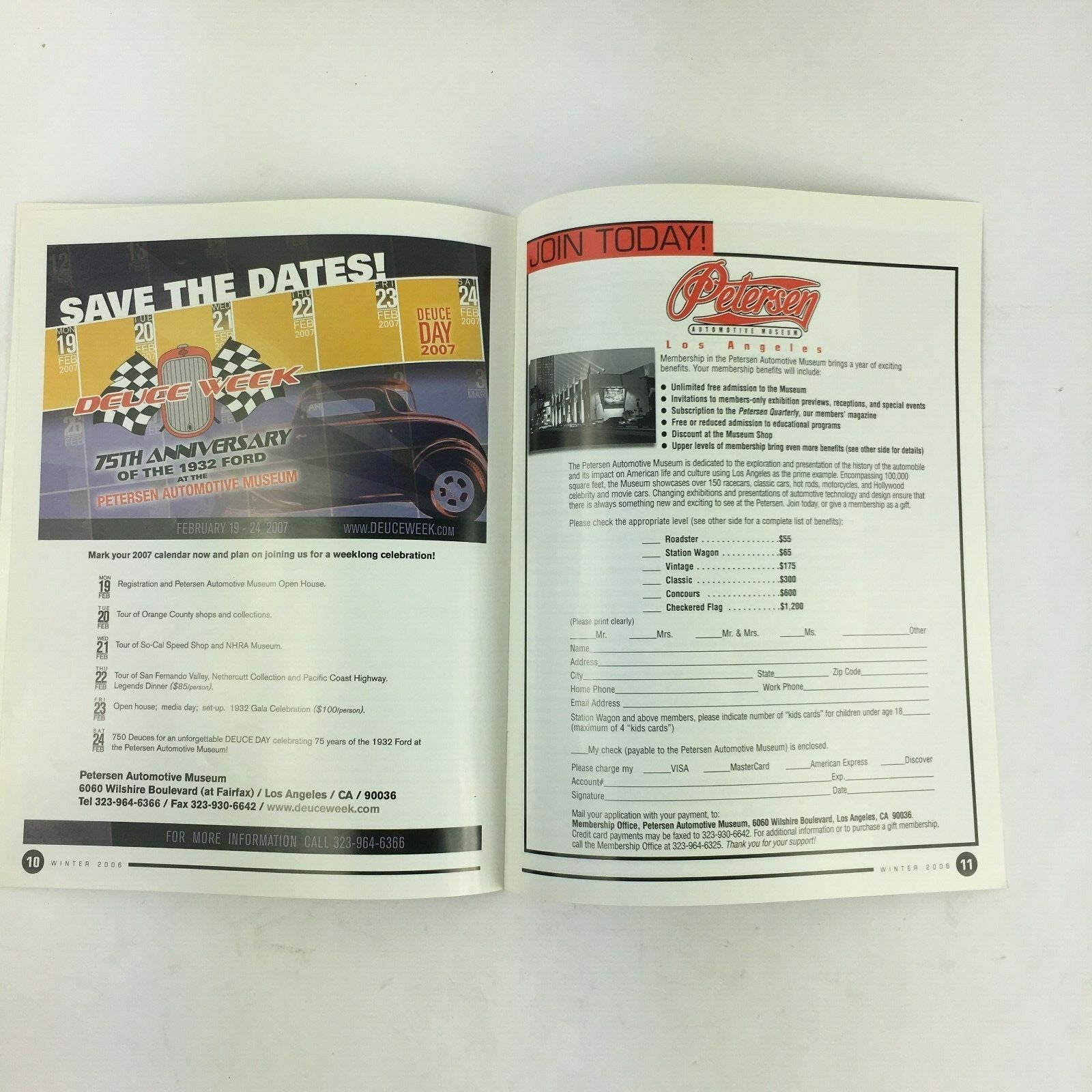 Winter 2006 Petersen Quarterly Volume 11 32 Days of '32 Fords