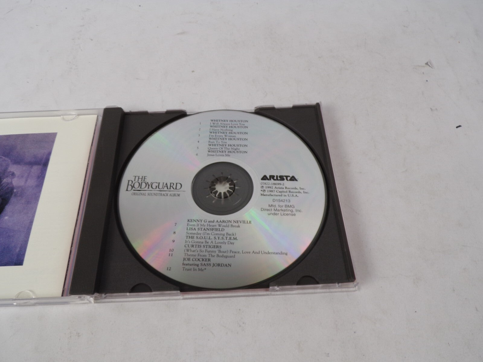 The Bodyguard Whitney Houston I Will Always Love You I have Nothing CD#62