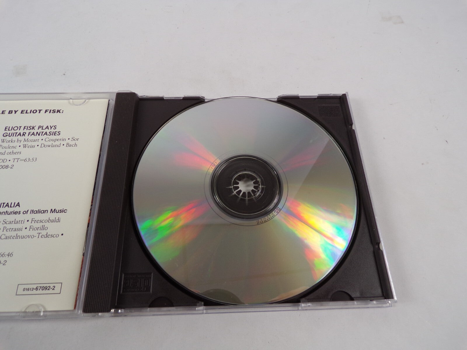 World Premiere Recording Paganini 24 Caprices Eliot Fisk Guitar Music CD #40