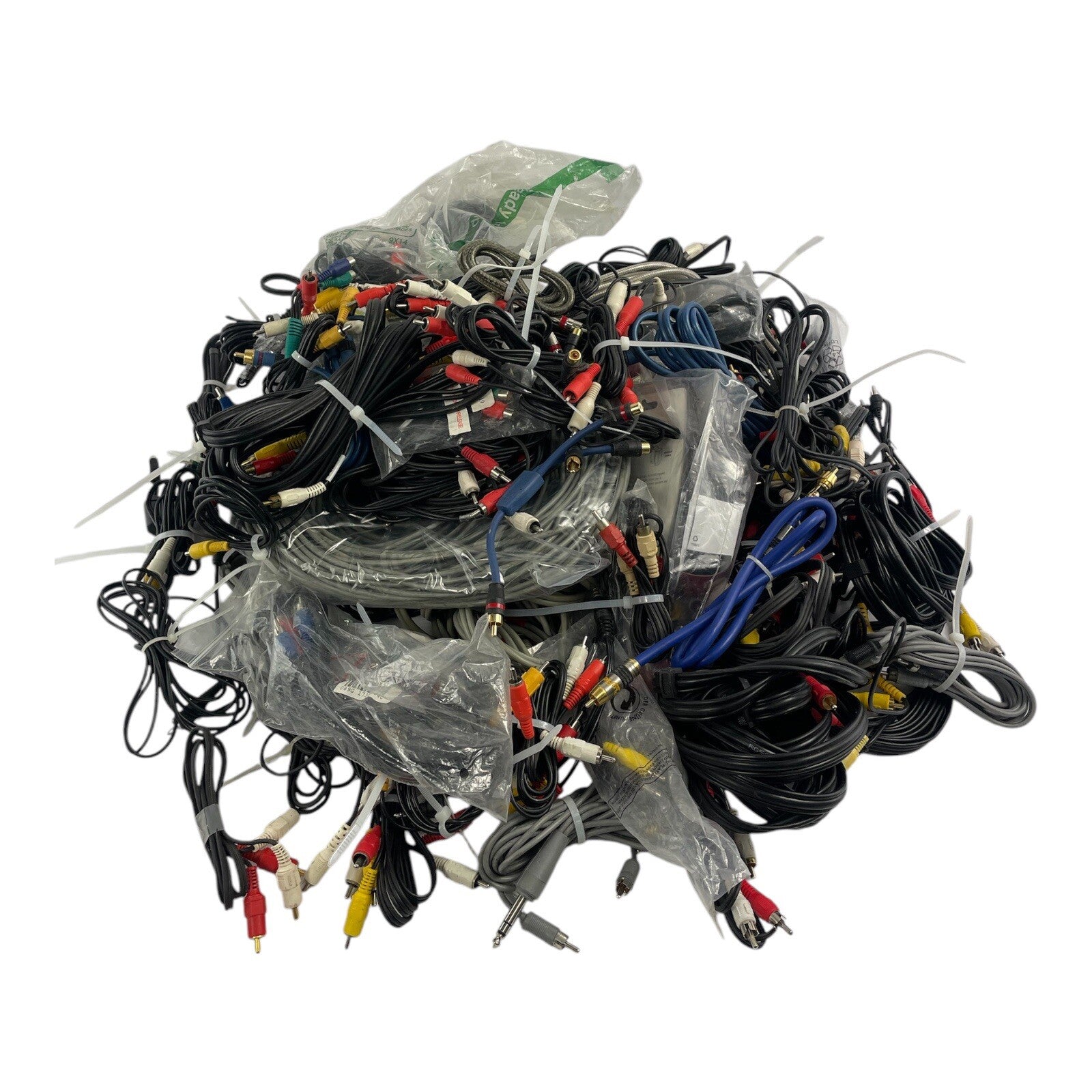 Audio Cables - Bulk Lot - As shown - RCA Cables