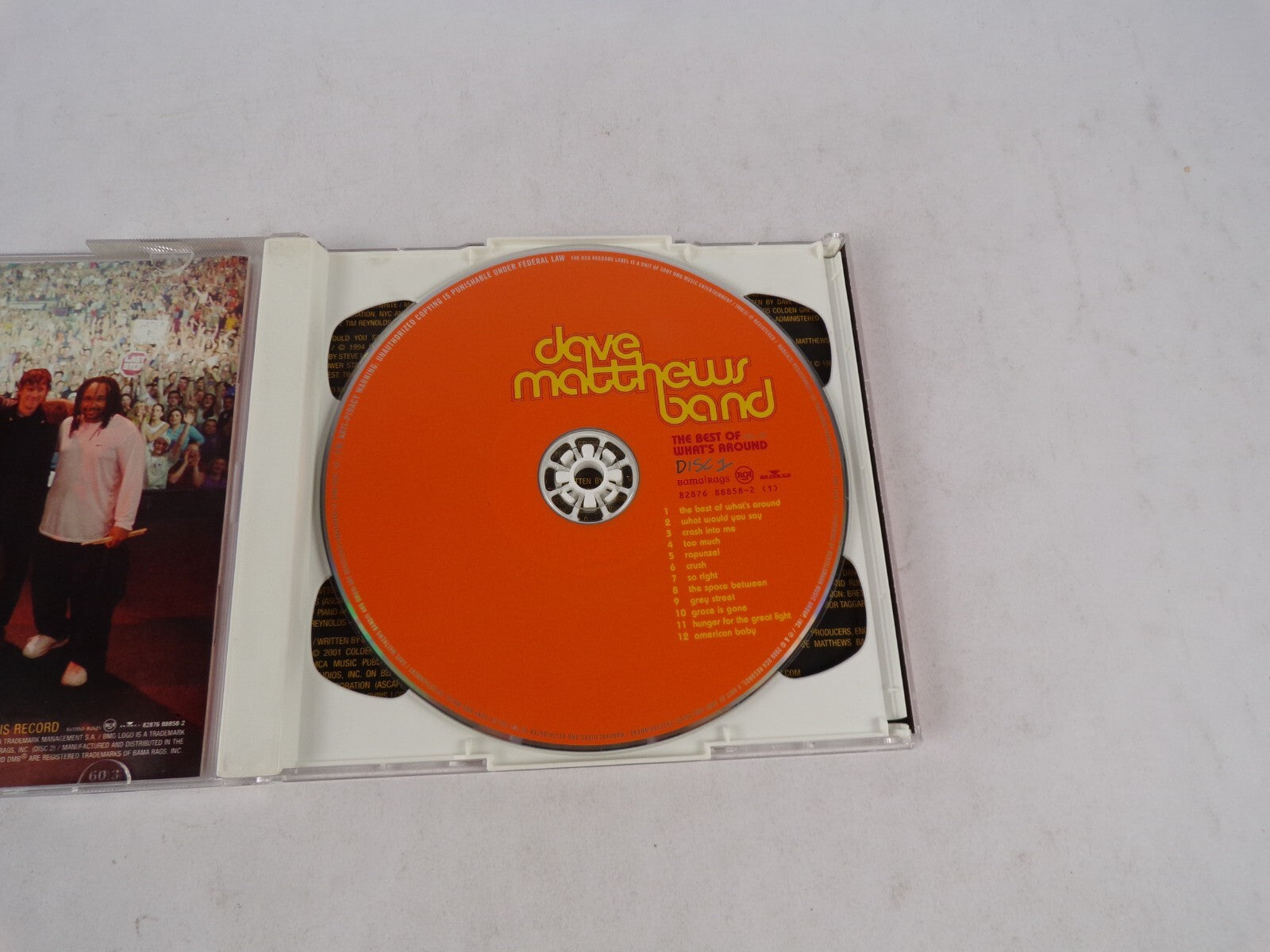 Dave Mathews Band What Would You Say Crash Into me Grey Street CD#54
