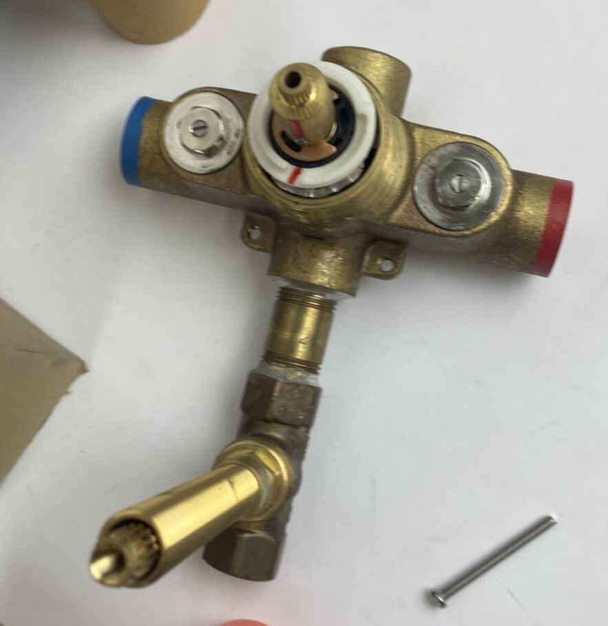RUBINET Faucet Co. Rough Temp Control Valve 1/2" Thermostatic Mixer w Vol. Cont