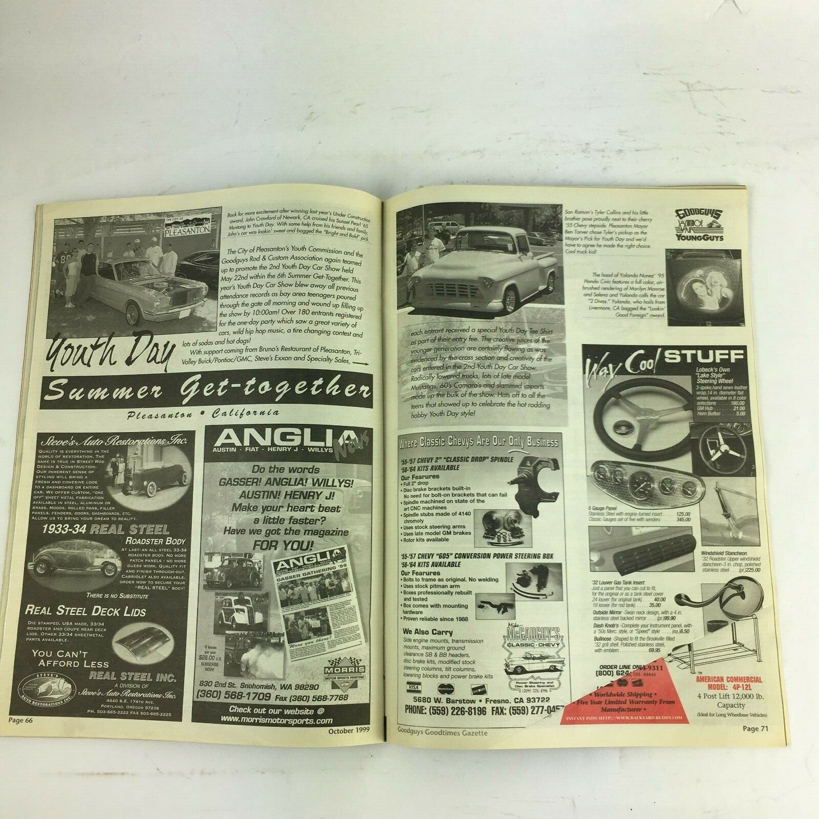 October1999 Goodguys GoodtimesGazette Magazine A FunLook At What's in HotRodding