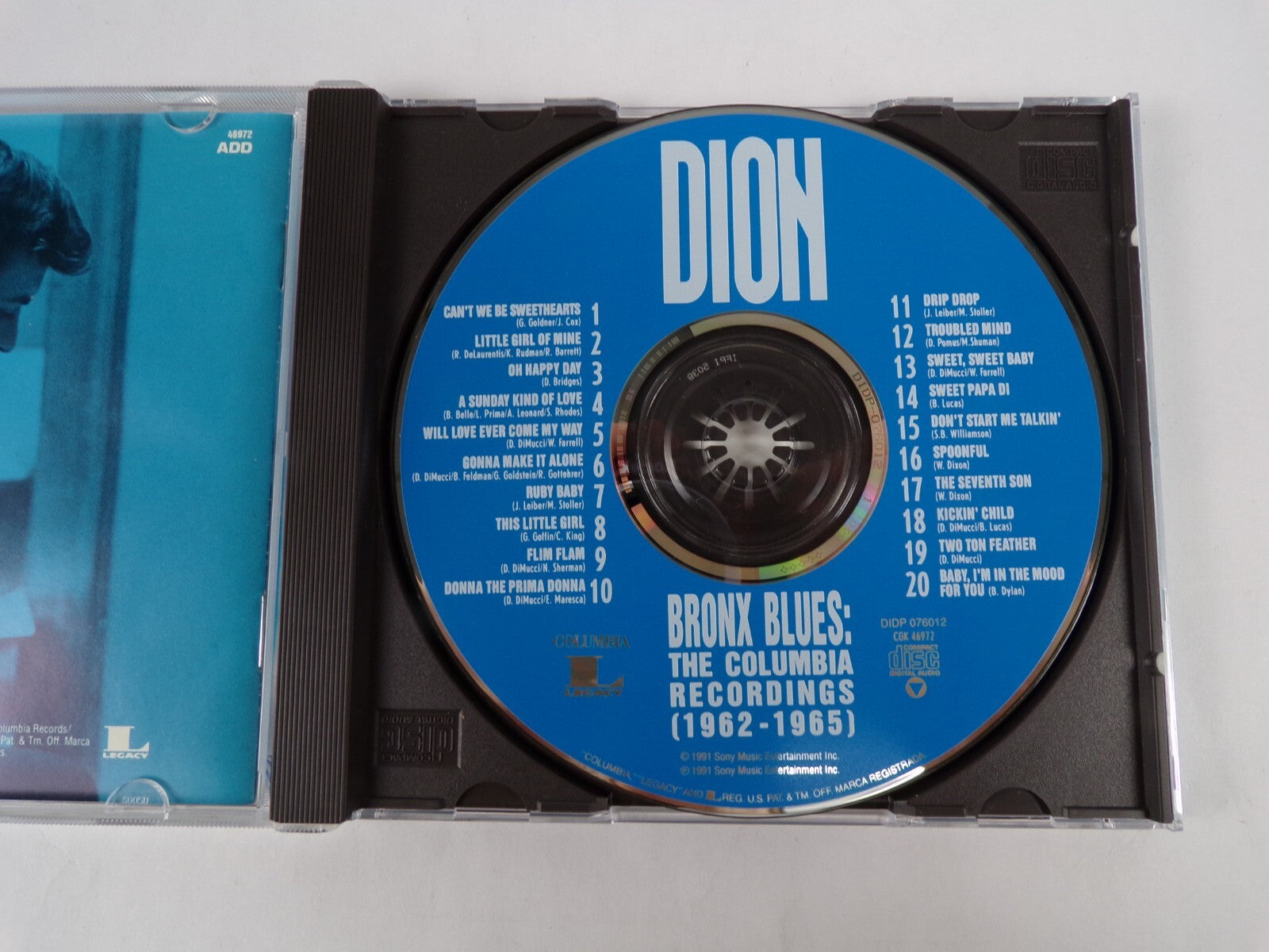 Dion Bronx Blues The Columbia Recordings 1962-1965 CD #26